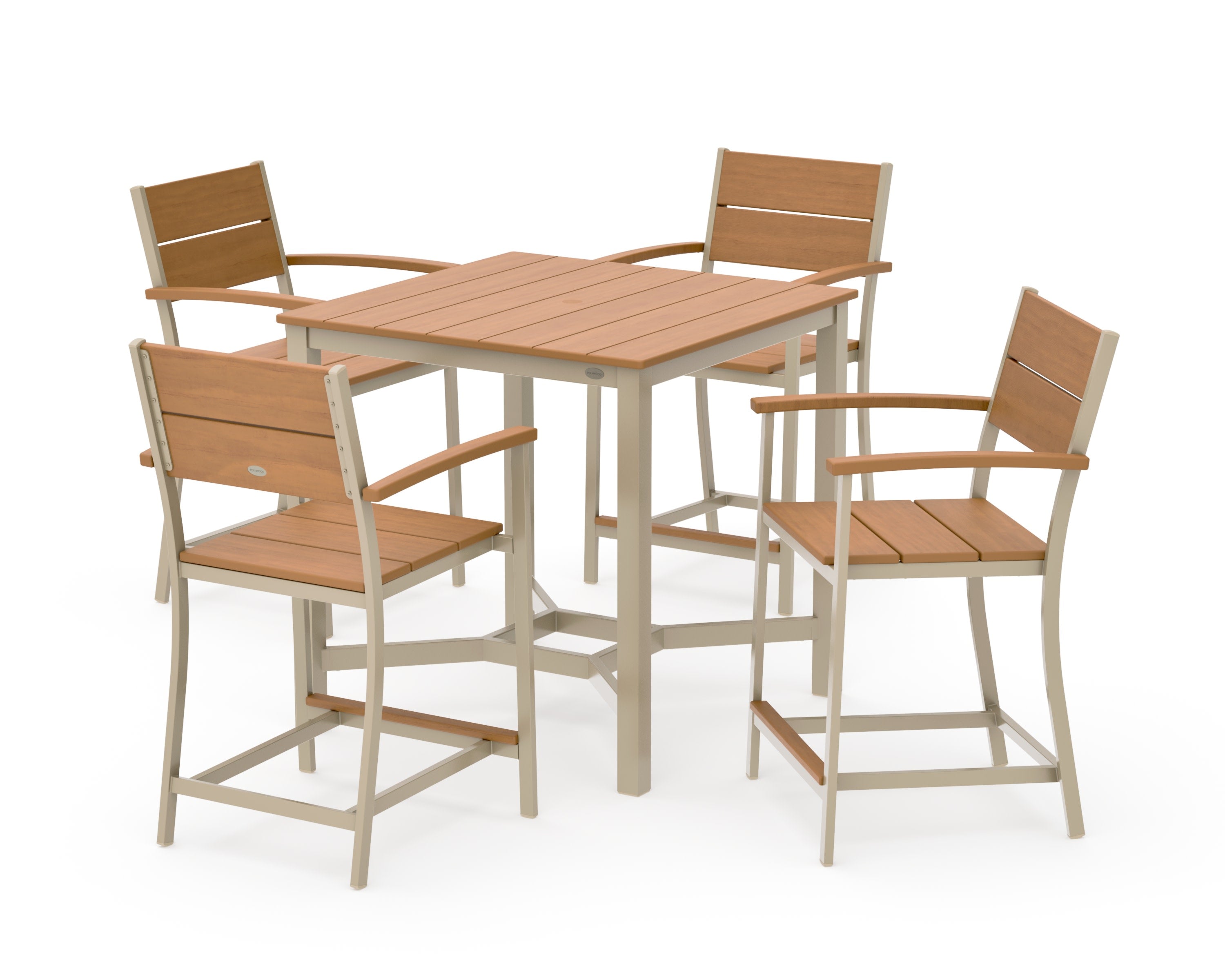 Main Street 5-Piece Counter Set in Sand / Natural