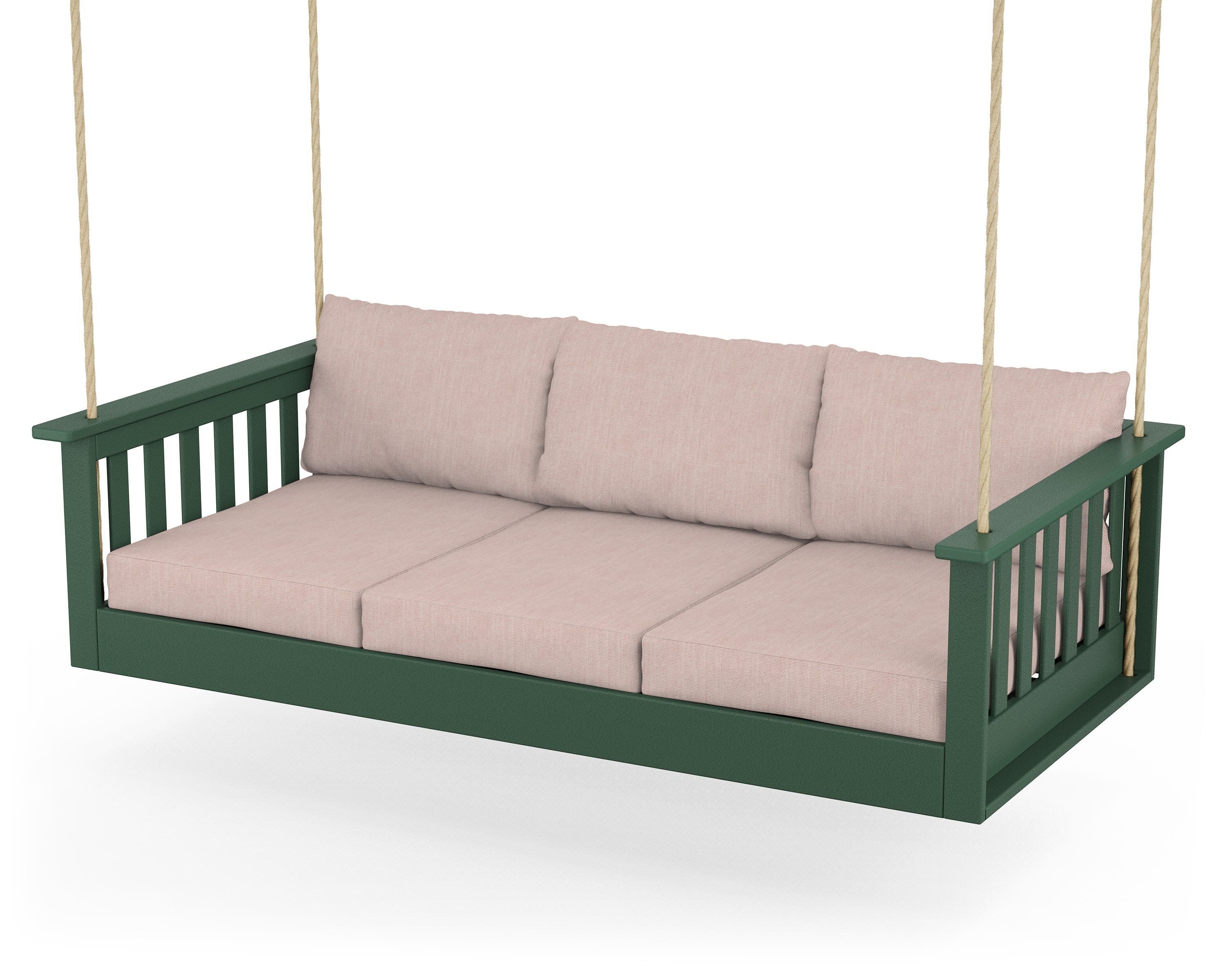 Vineyard Daybed Swing in Green / Play Cameo
