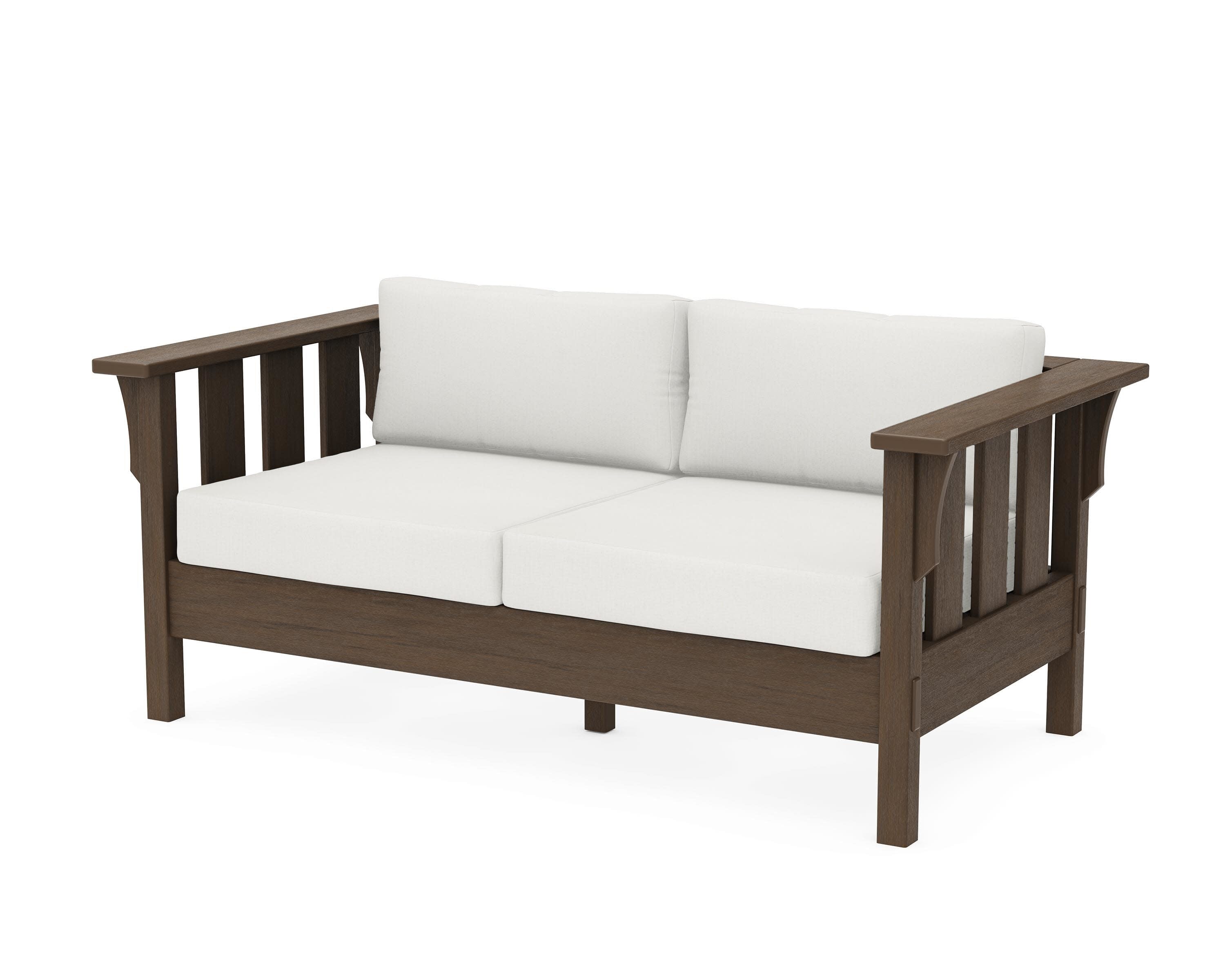 Acadia Deep Seating Loveseat in Kona / Natural Linen
