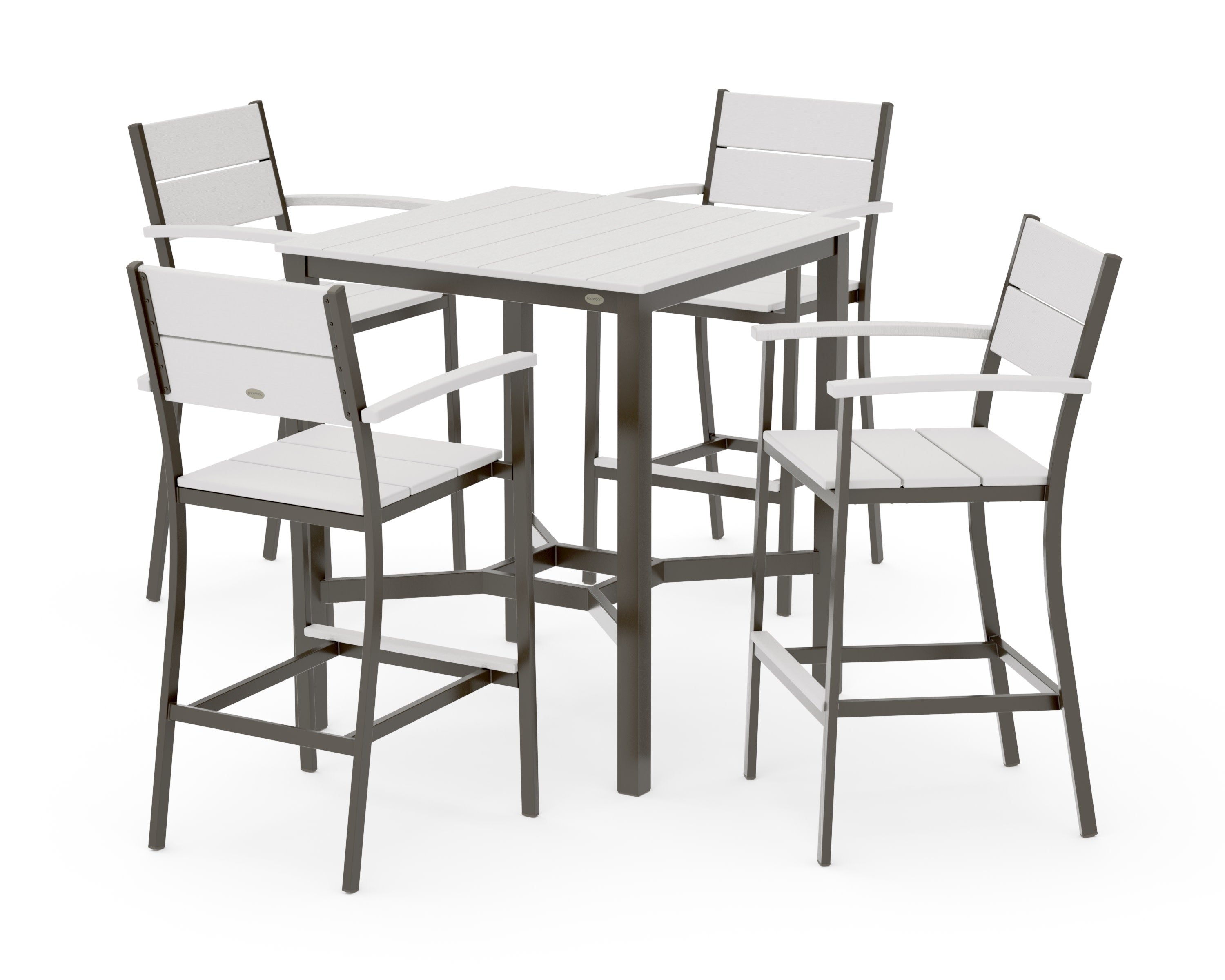 Main Street 5-Piece Bar Set in Bronze / Vintage White