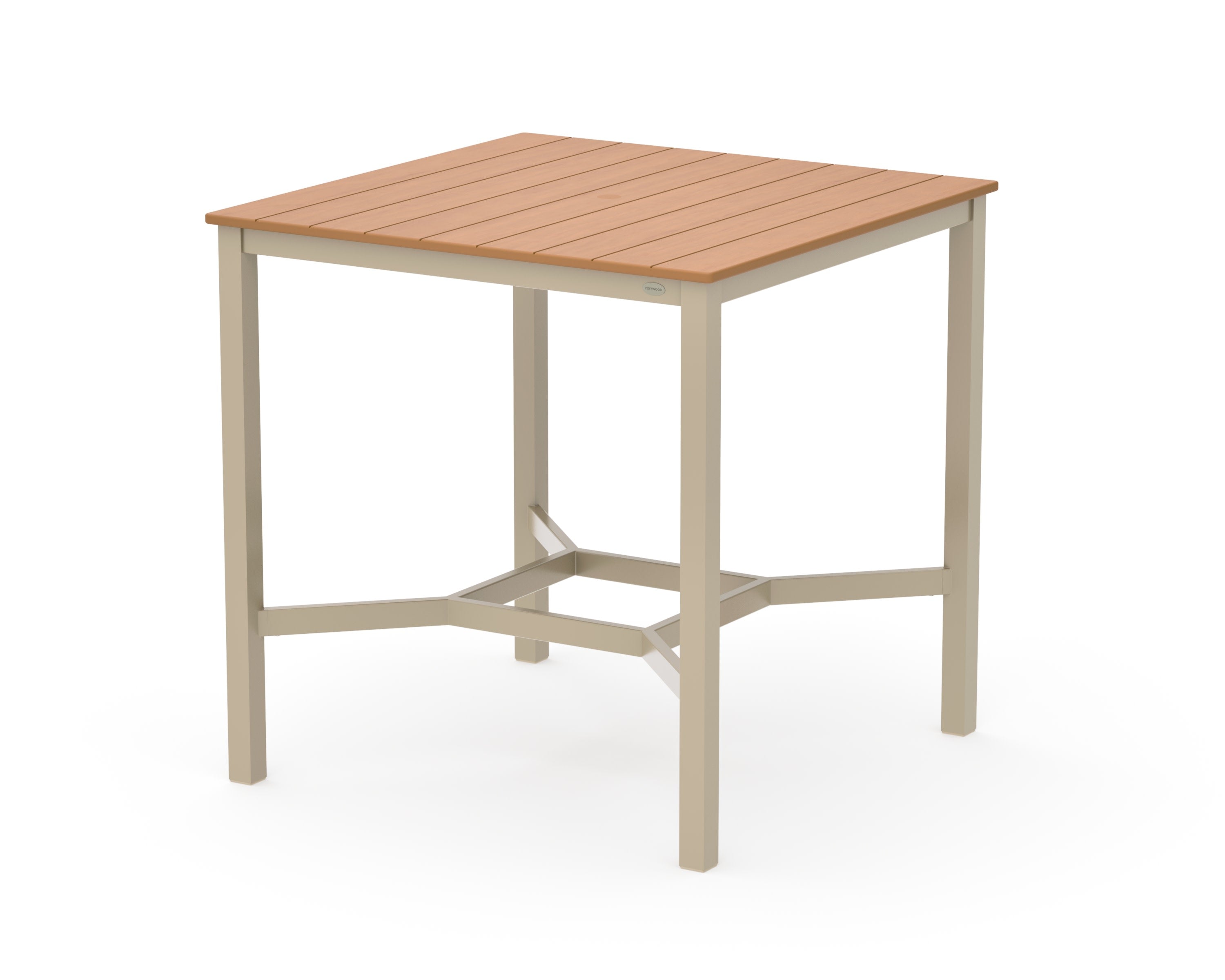 Main Street 42 x 42 Bar Table in Sand / Natural