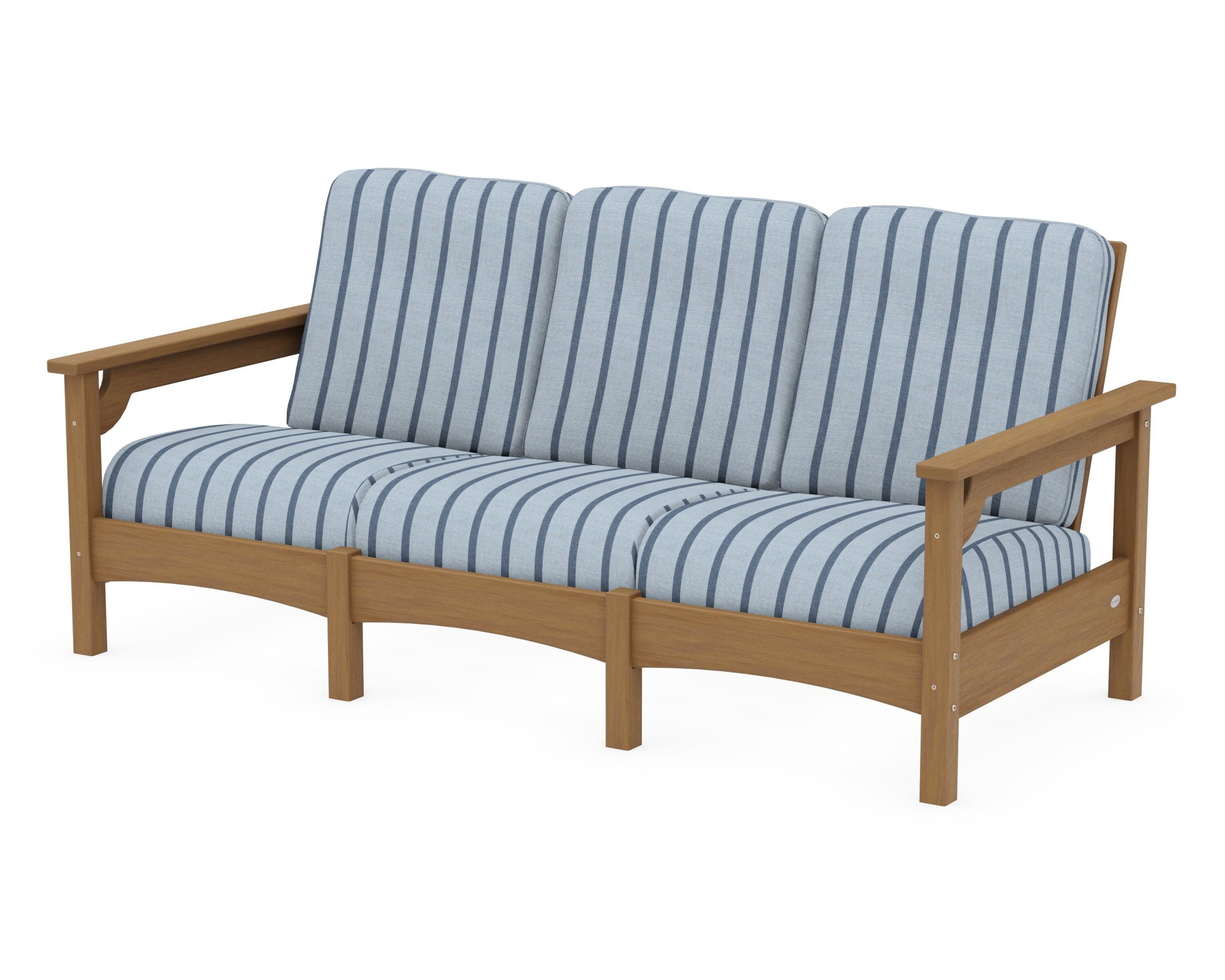 Club Sofa in Natural / Unwind Sky