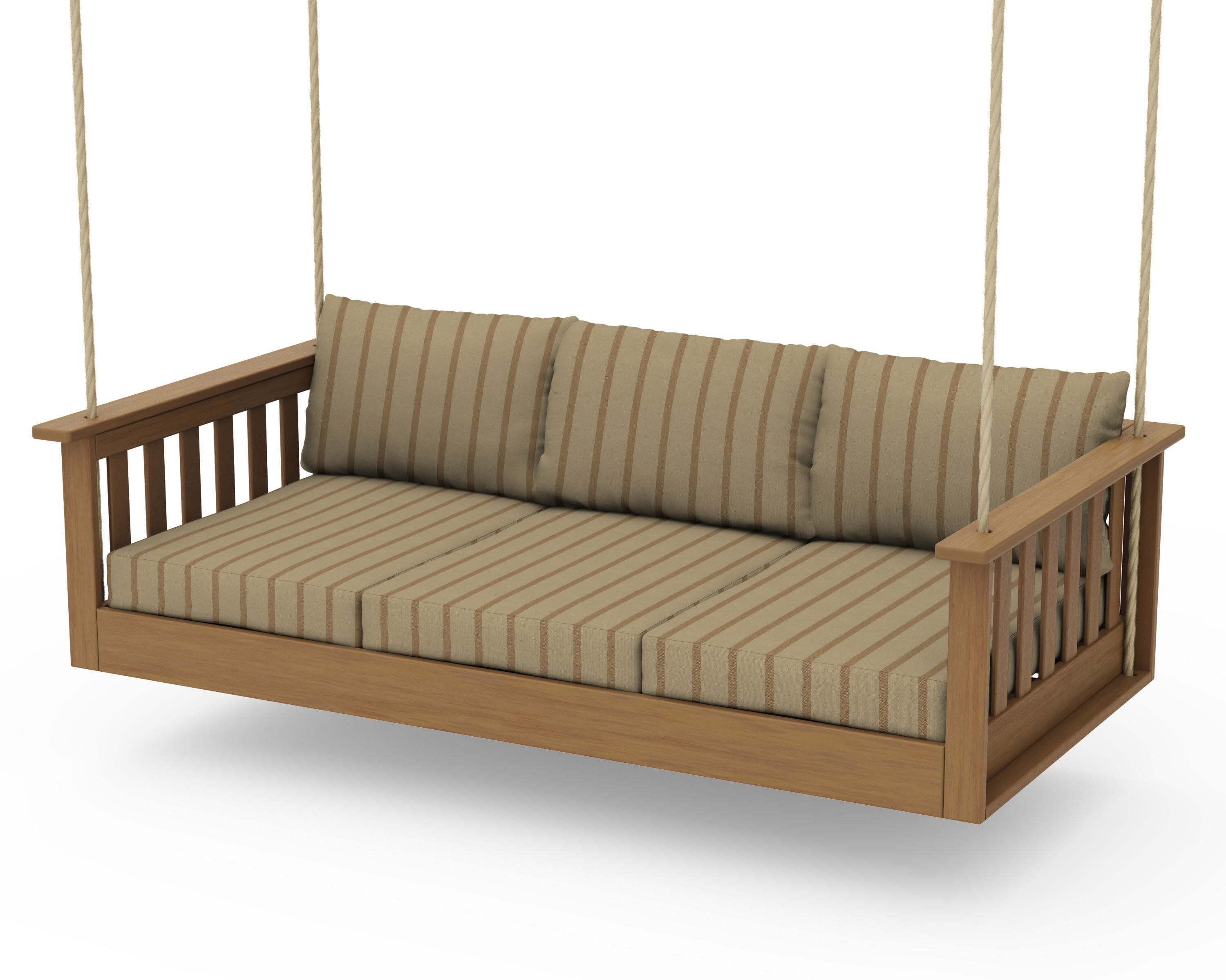 Vineyard Daybed Swing in Natural / Unwind Driftwood
