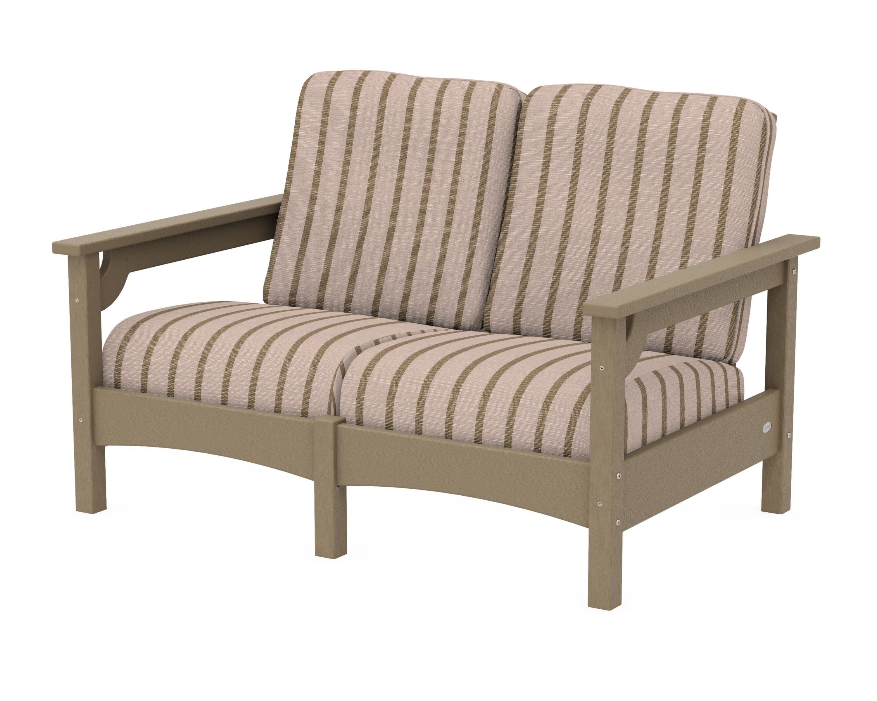 Club Loveseat in Vintage Sahara / Unwind Cameo