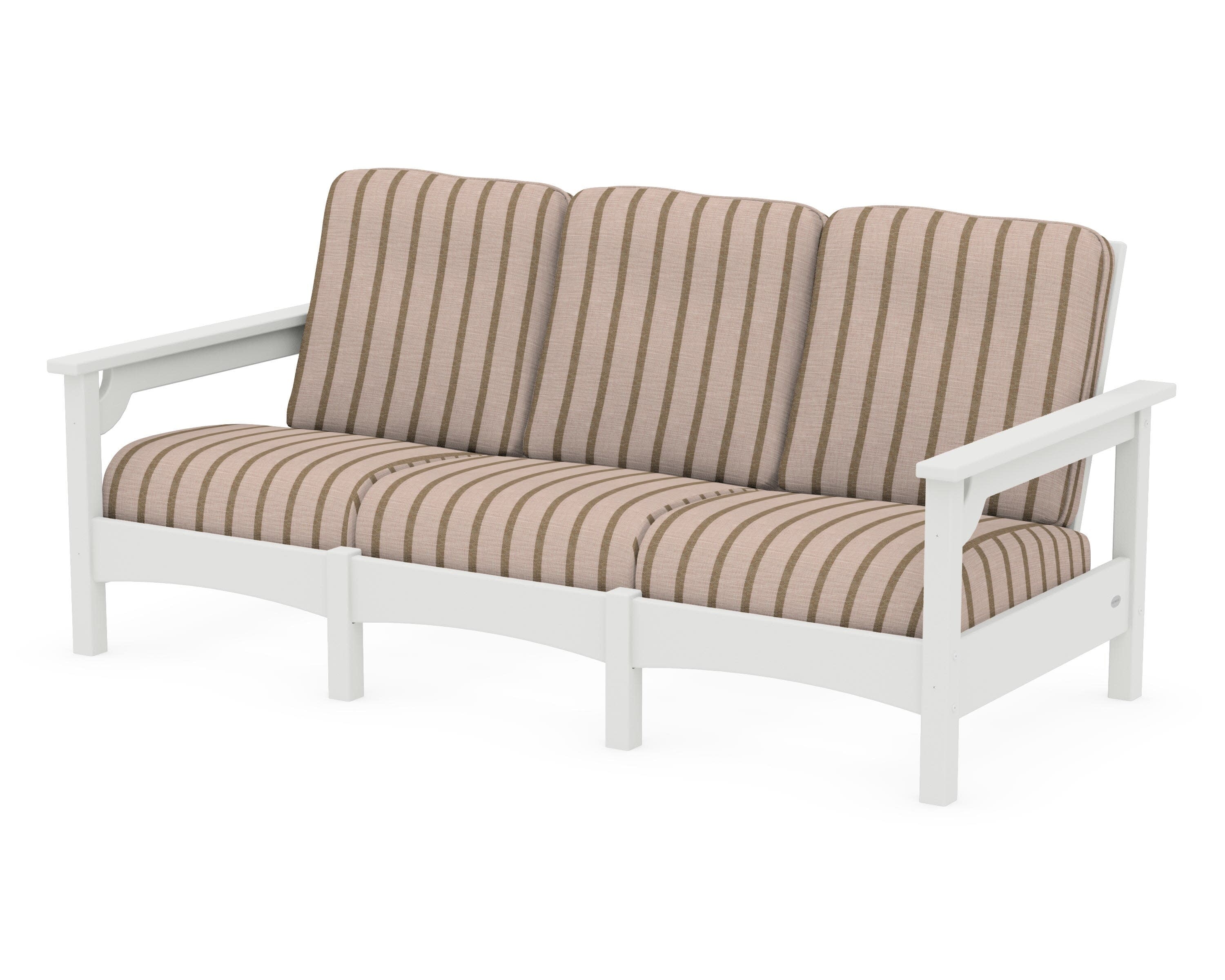 Club Sofa in Vintage White / Unwind Cameo
