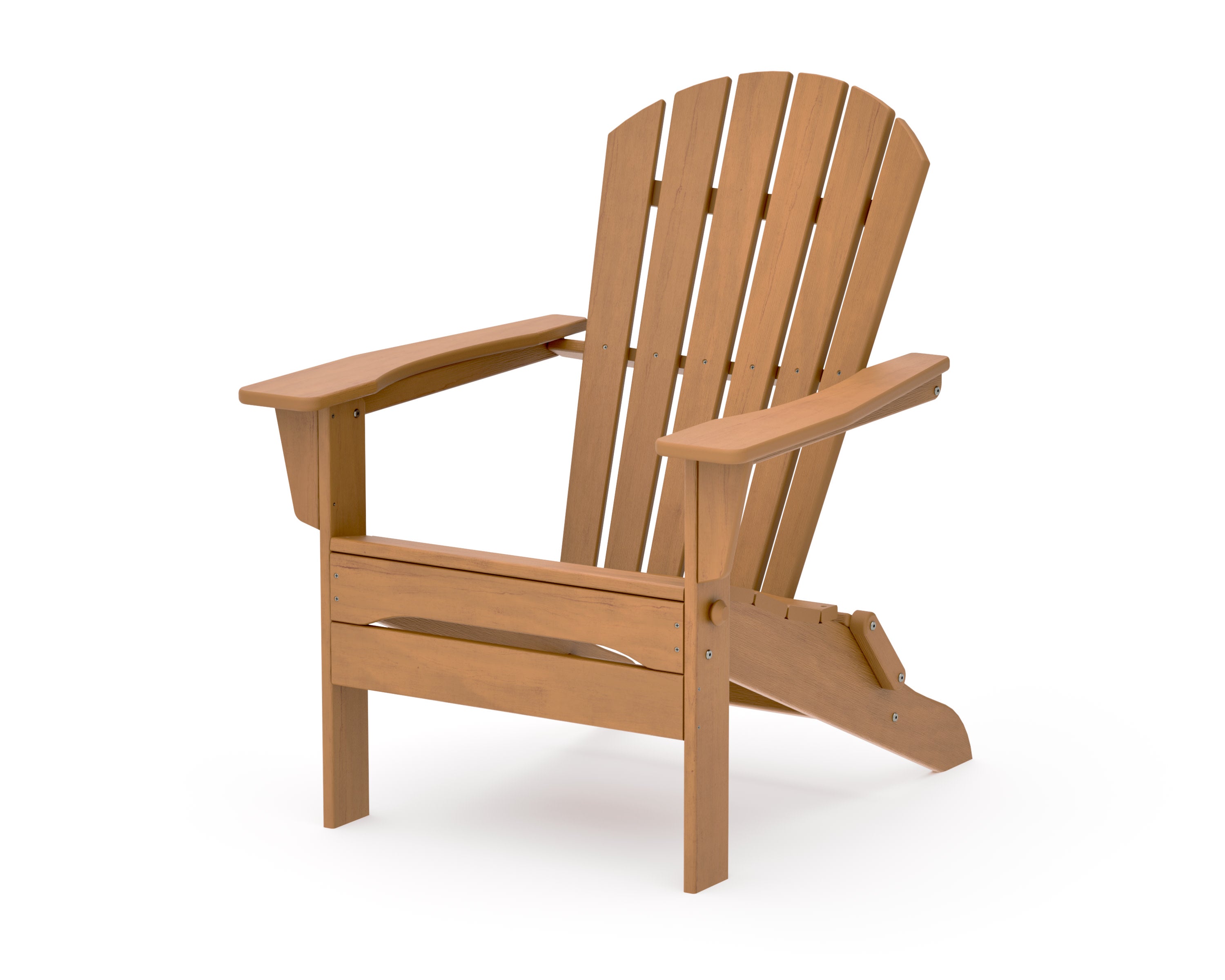 South Beach Folding Adirondack Chair in Natural