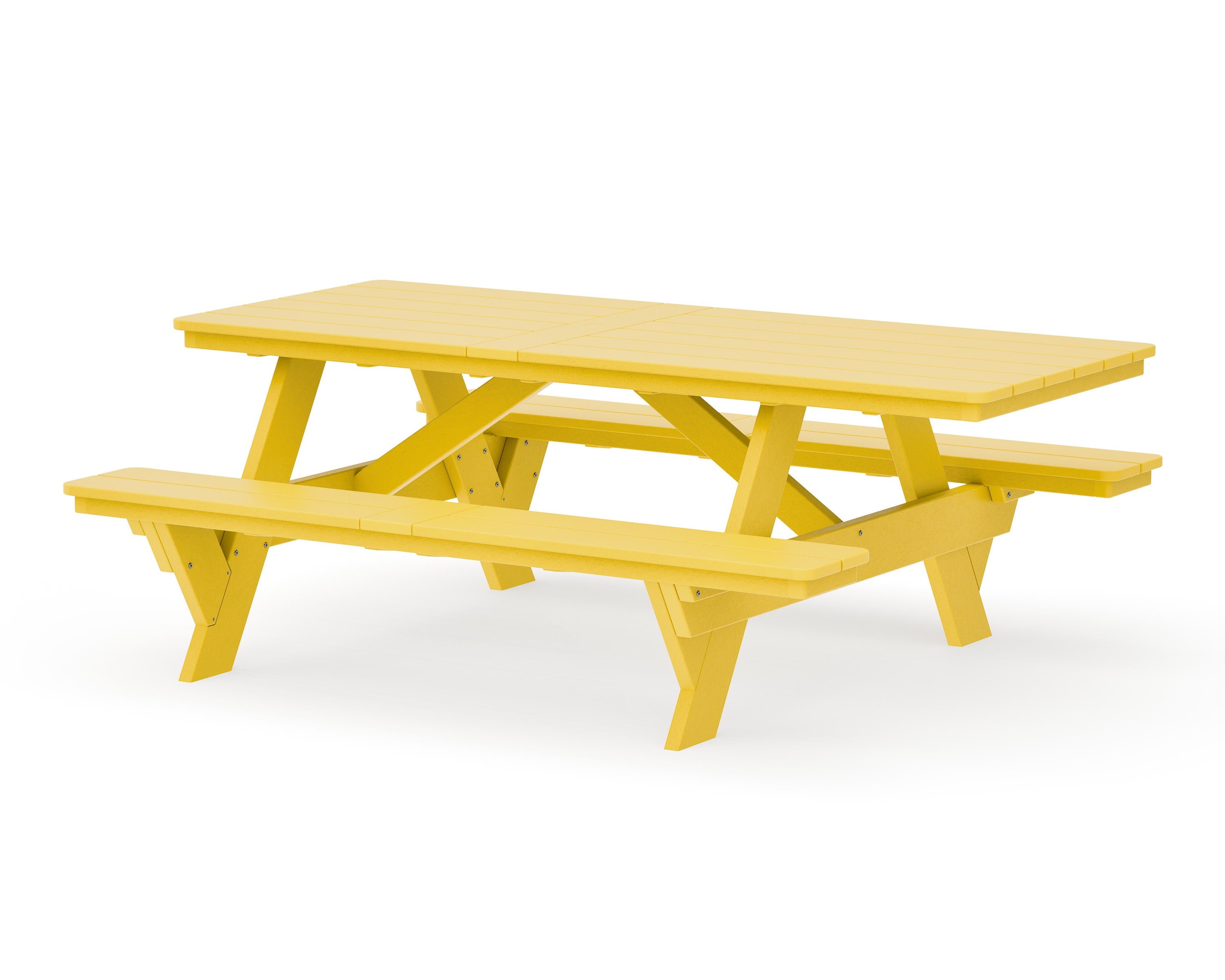 Rockford 85 ADA Picnic Table in Lemon