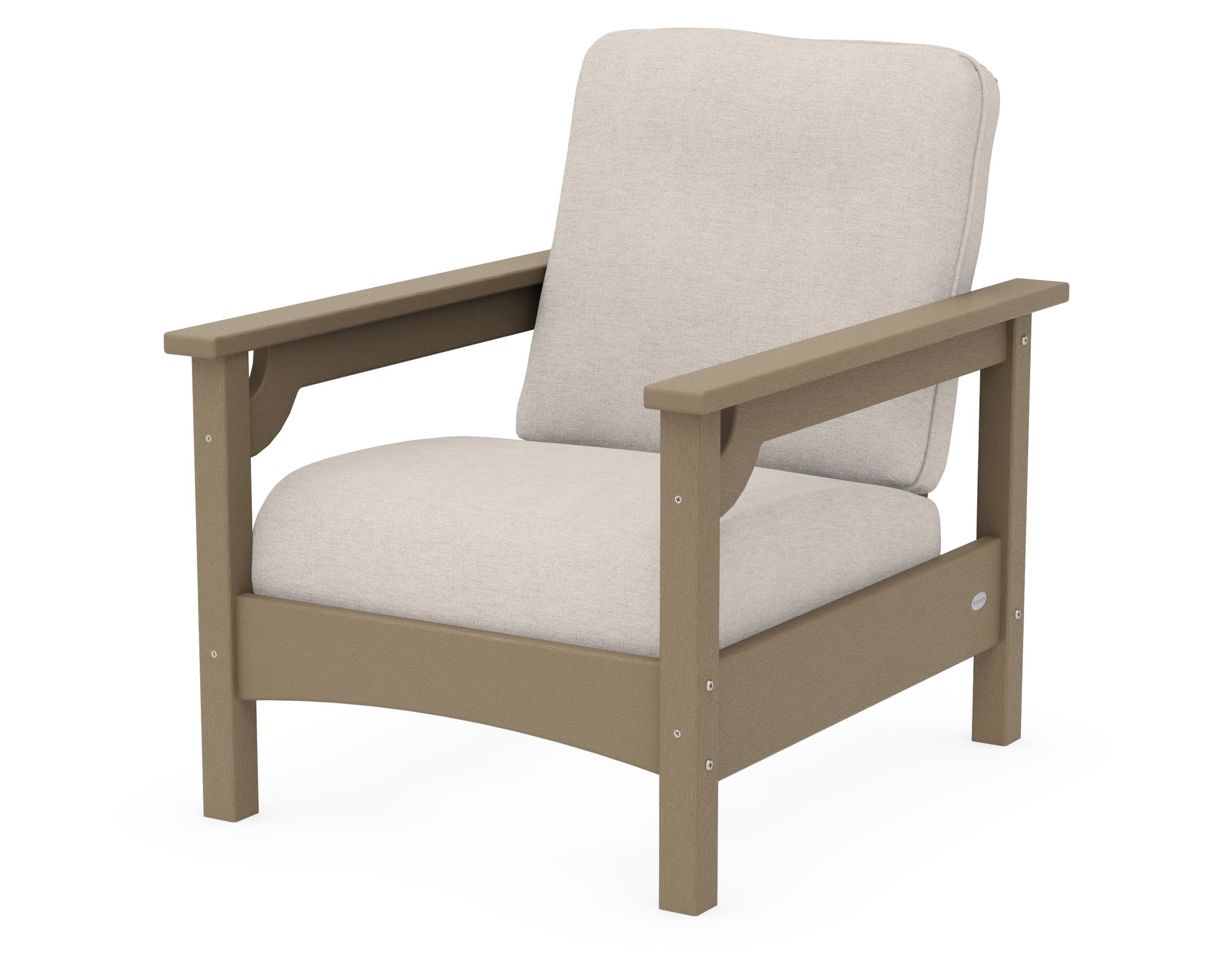 Club Chair in Vintage Sahara / Nuance Cloud
