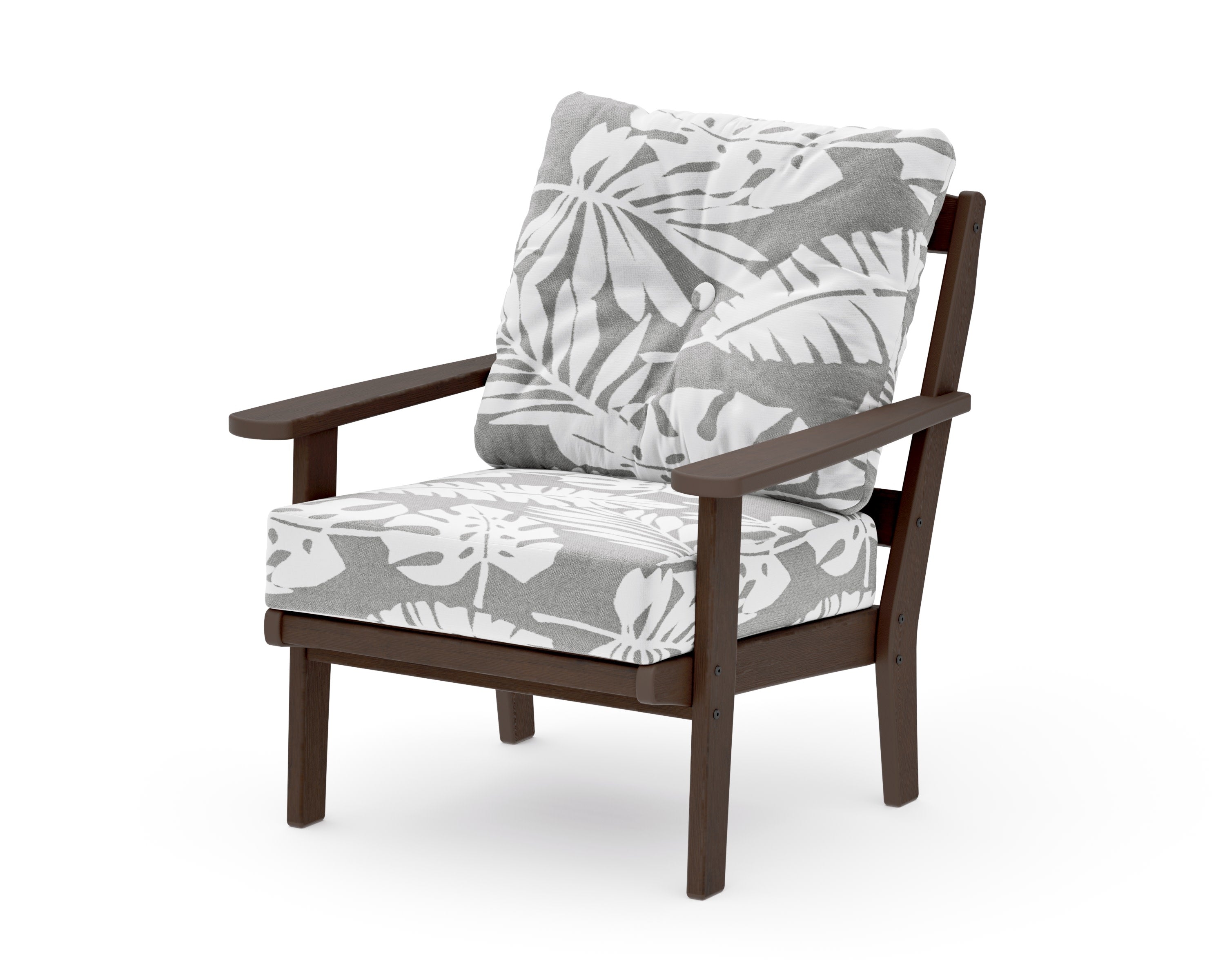 Mission Deep Seating Chair in Kona / Leaf Grey Mist