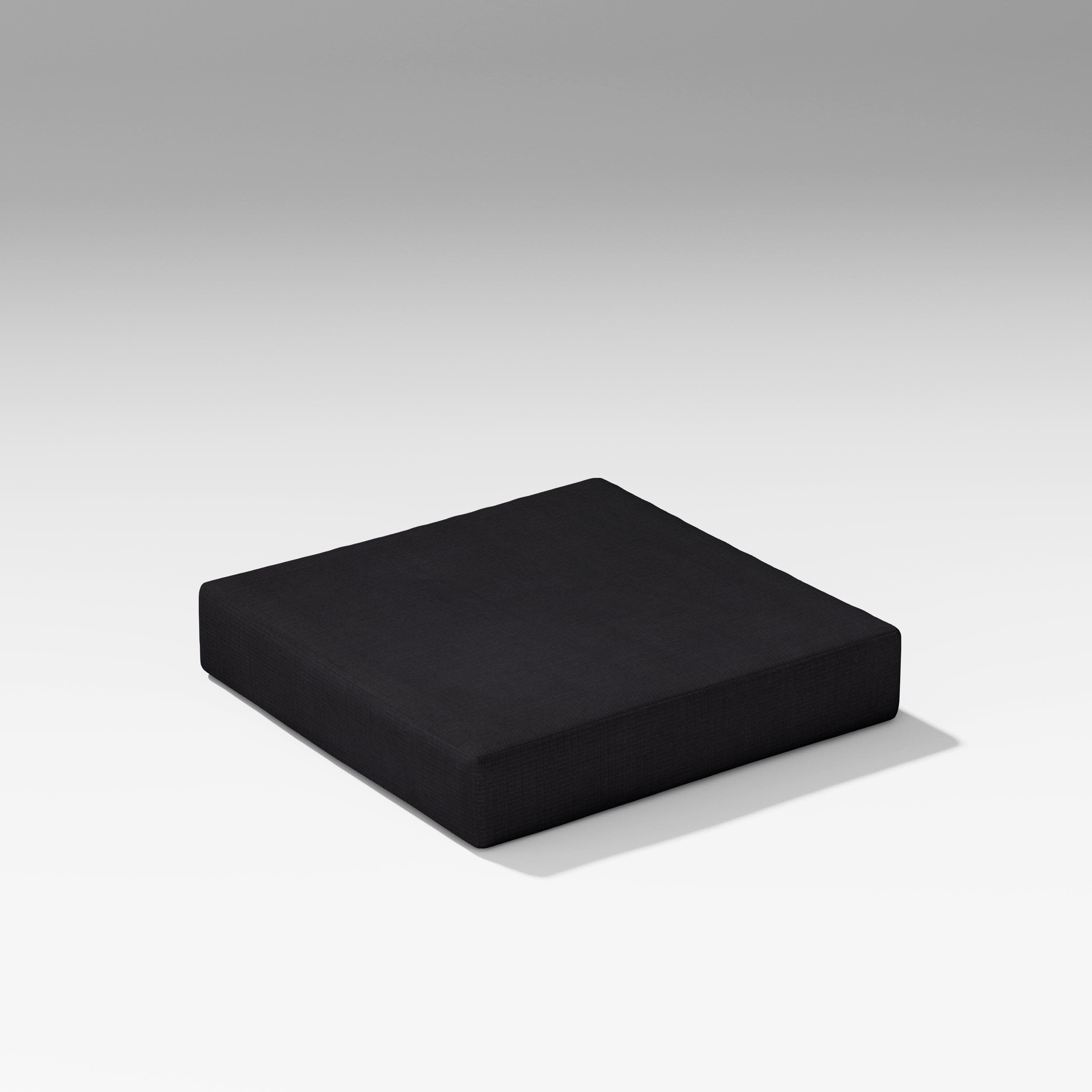 Latitude Modular Ottoman Seat Cushion in Midnight Linen