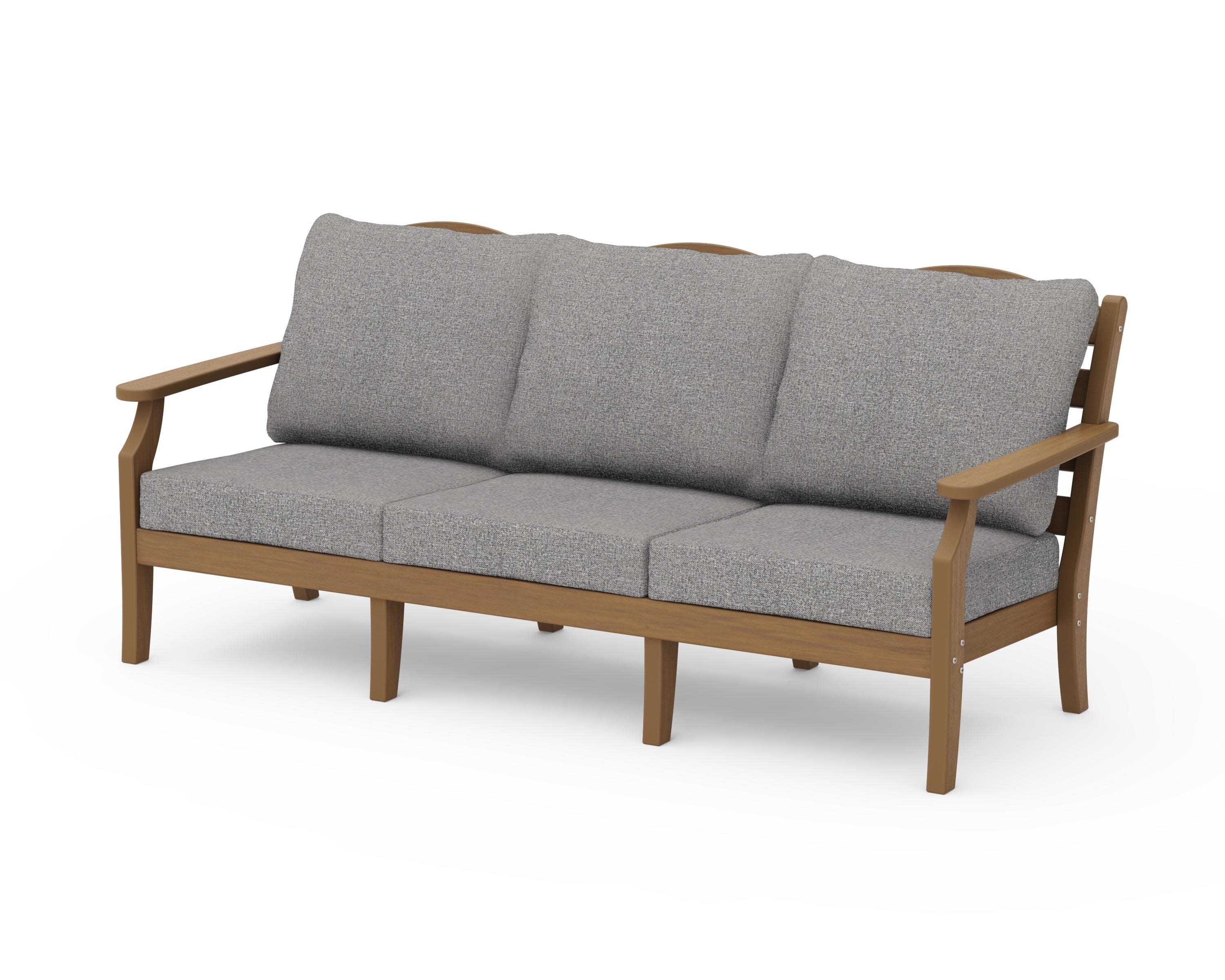 Savannah Deep Seating Sofa in Natural / Grey Mist