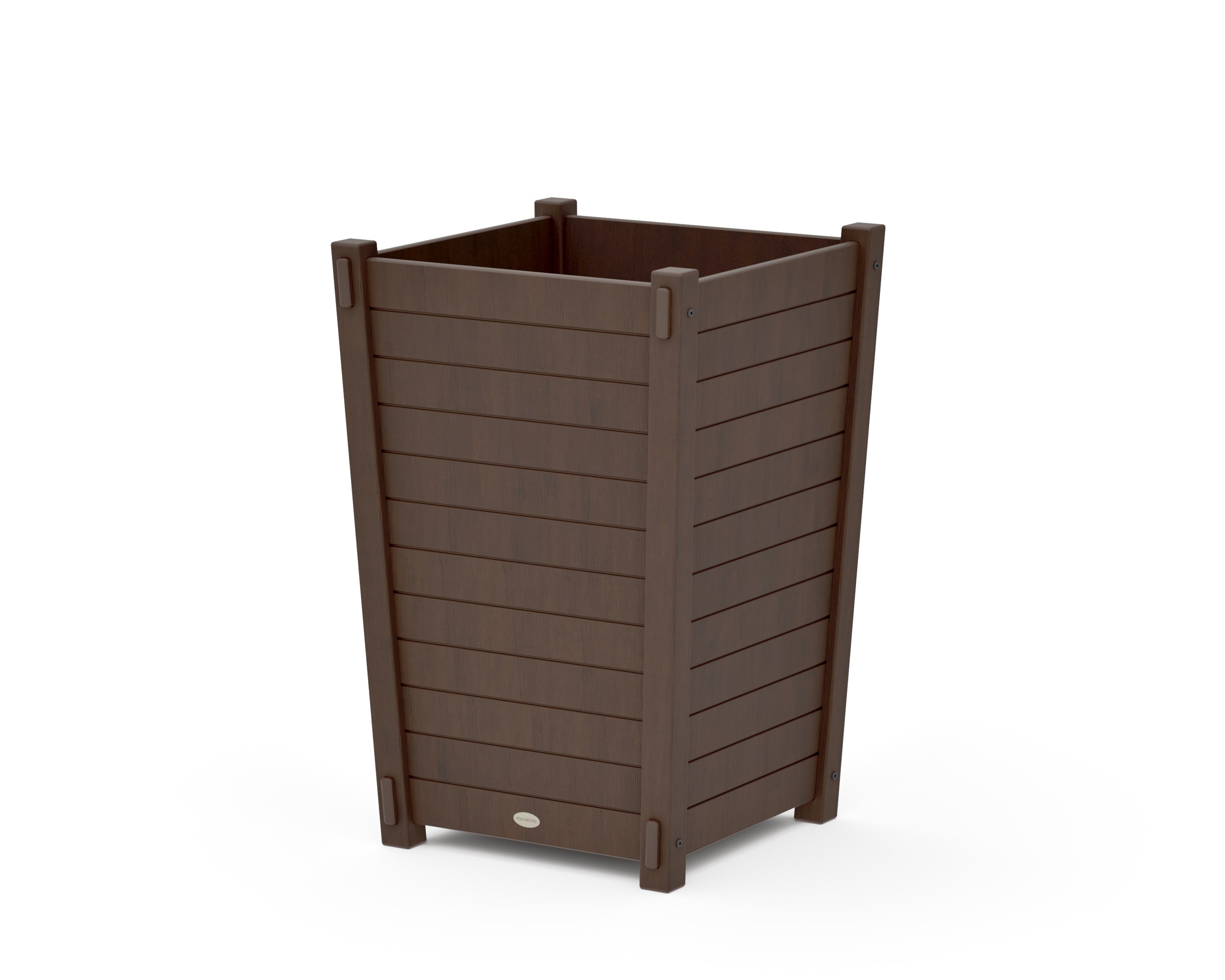 Nautical Large Tapered Square Planter Box in Kona