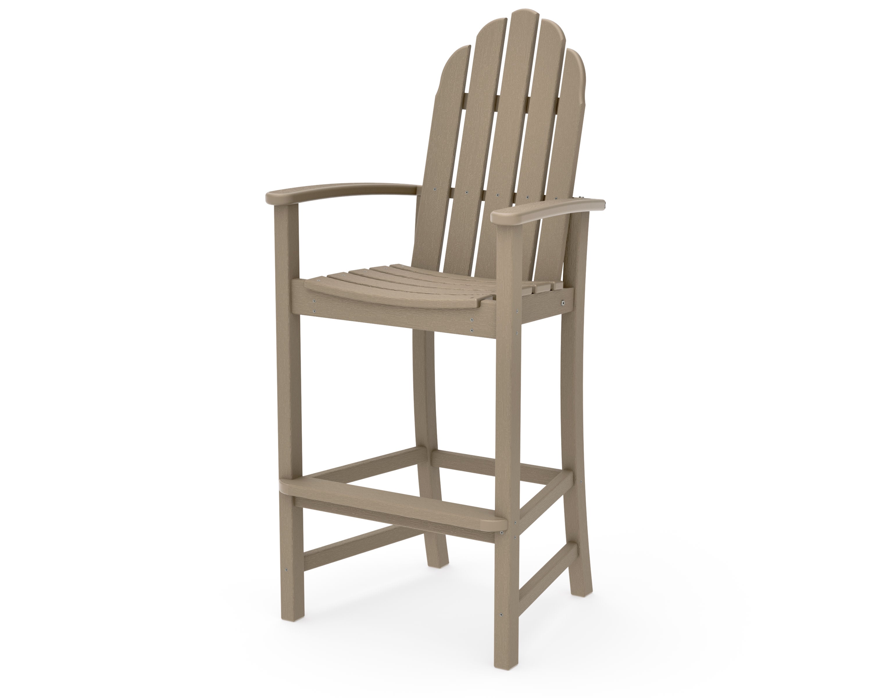 Classic Adirondack Bar Chair in Vintage Sahara