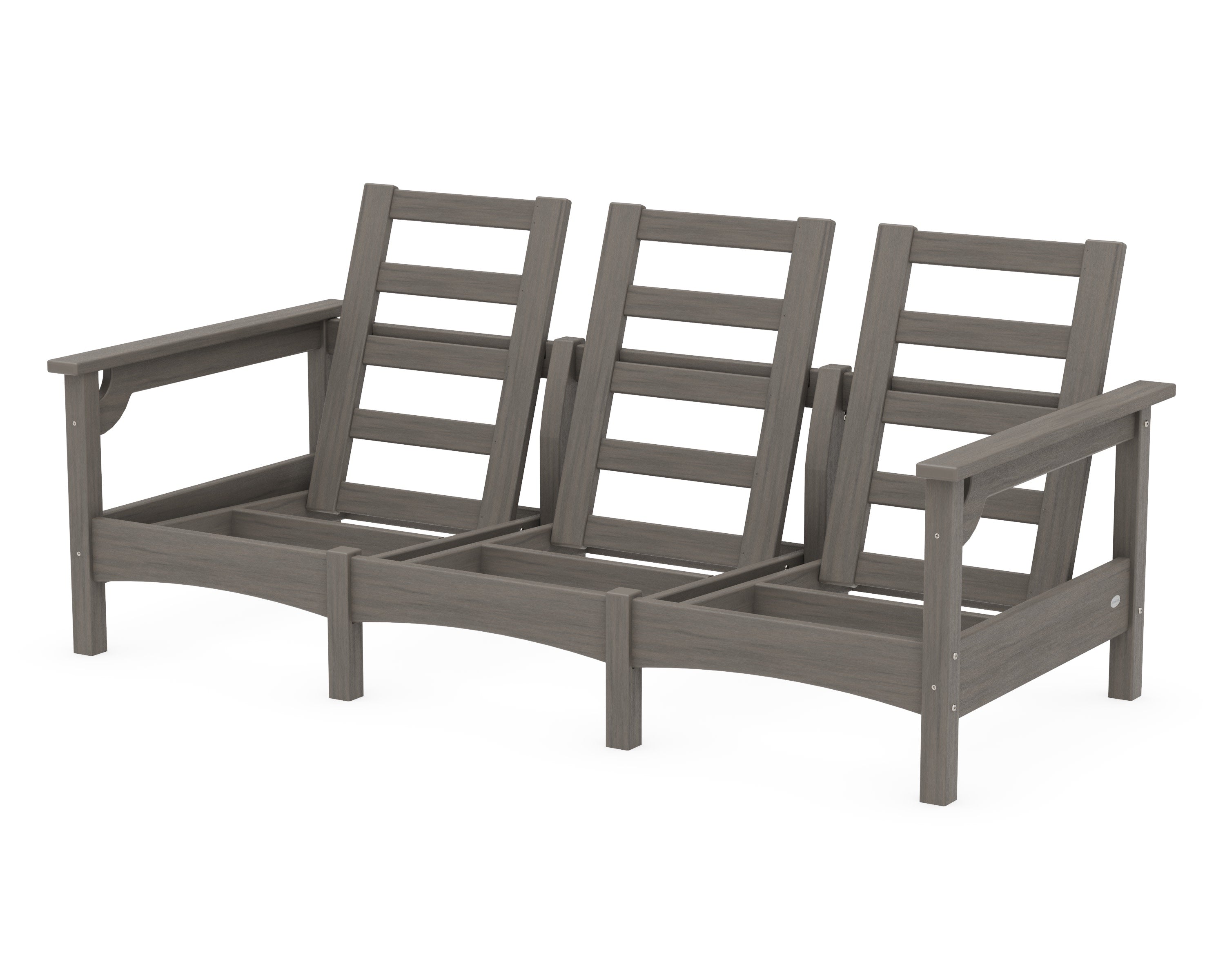 Club Sofa Frame in Driftwood
