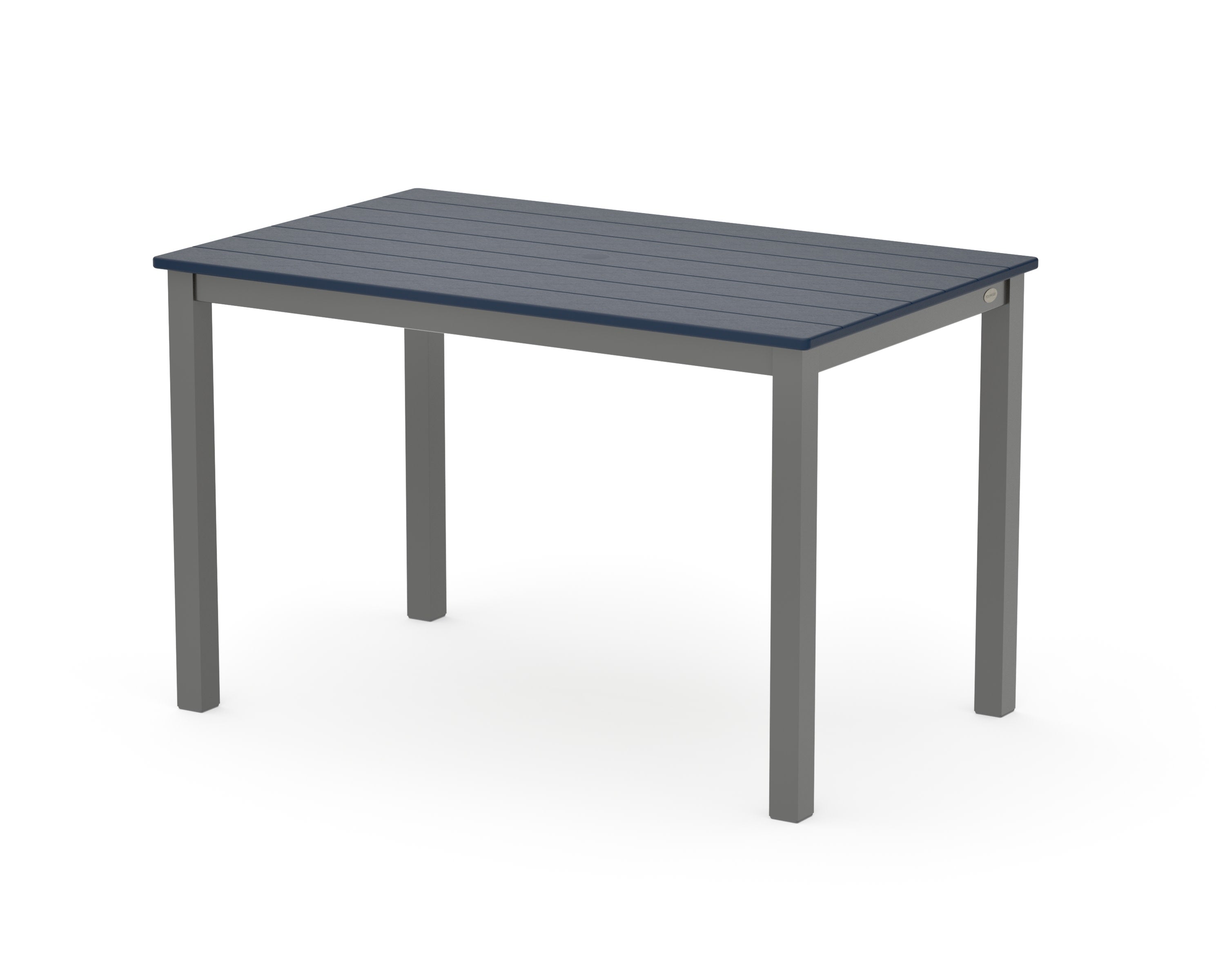 Main Street 30 x 48 Dining Table in Charcoal / Navy