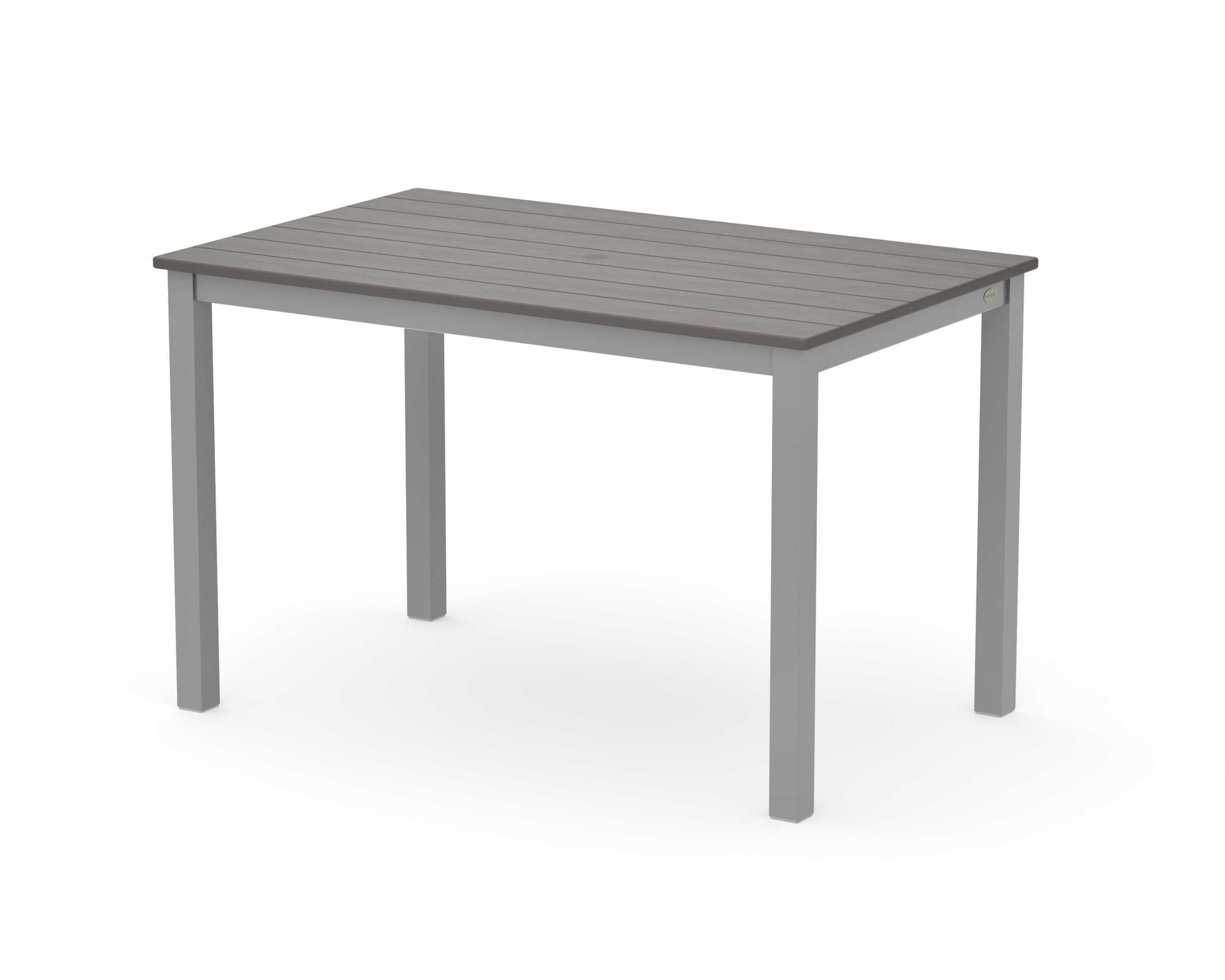Main Street 30 x 48 Dining Table in Silver / Driftwood