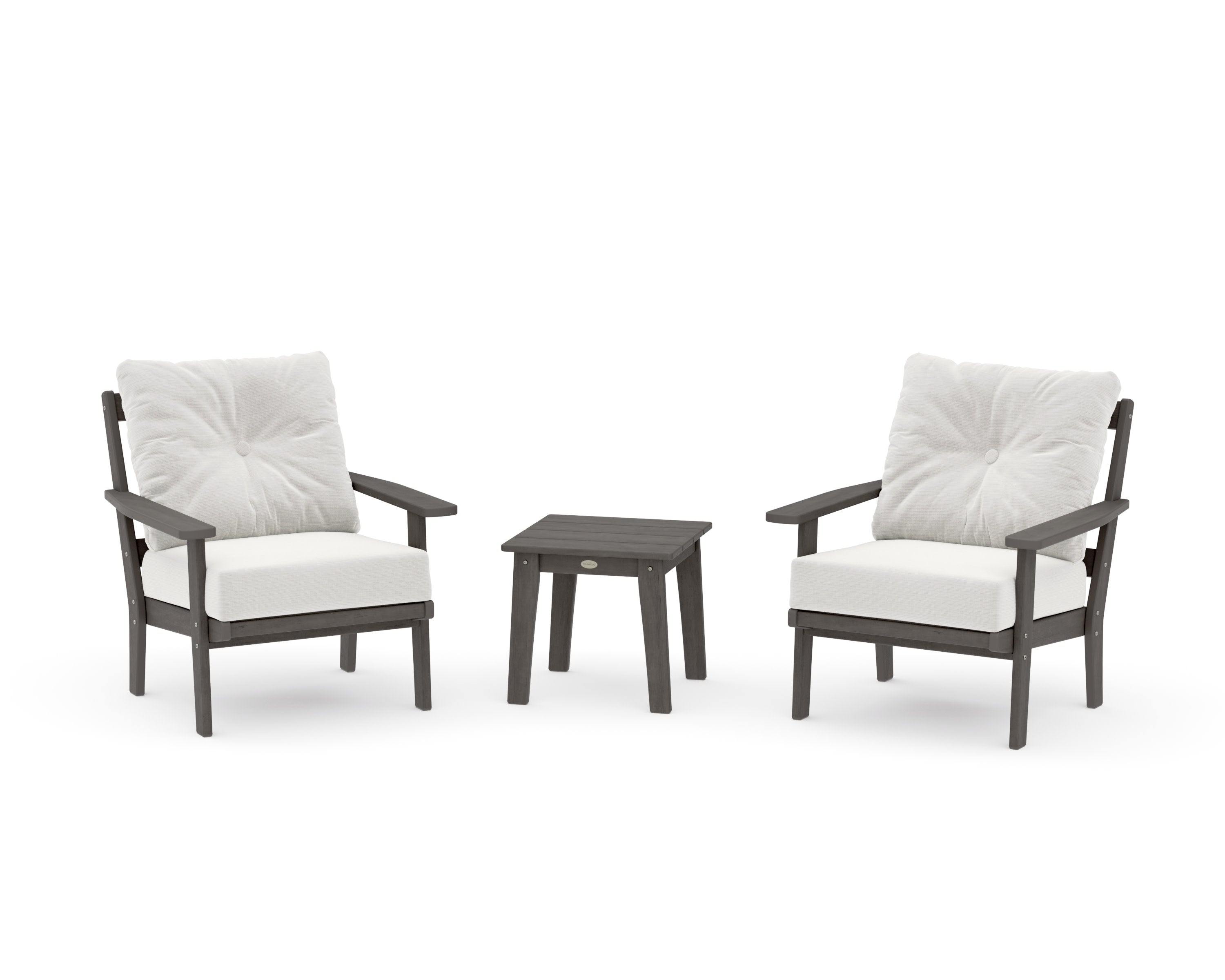 Prairie 3-Piece Deep Seating Set in Driftwood / Natural Linen
