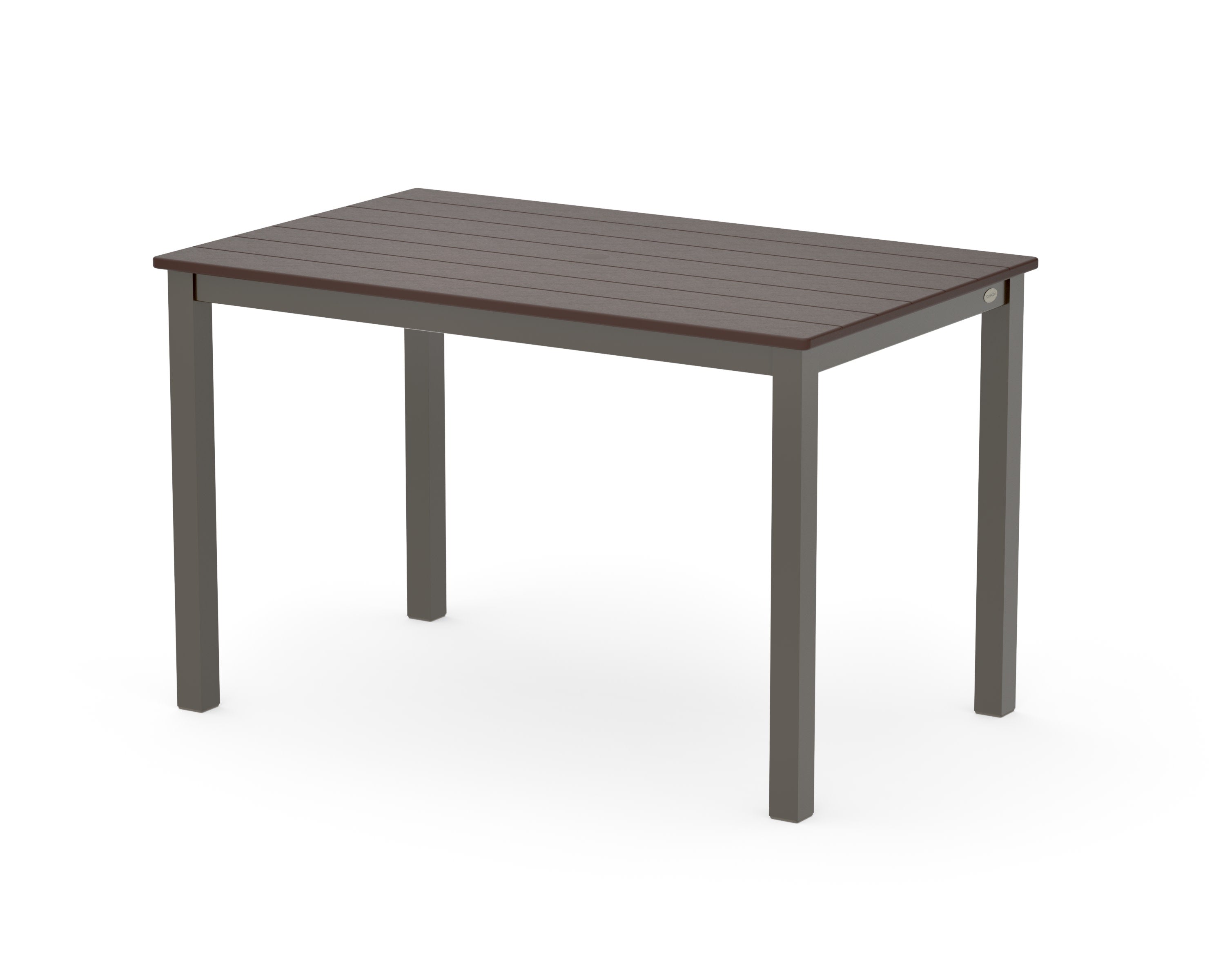 Main Street 30 x 48 Dining Table in Bronze / Mahogany