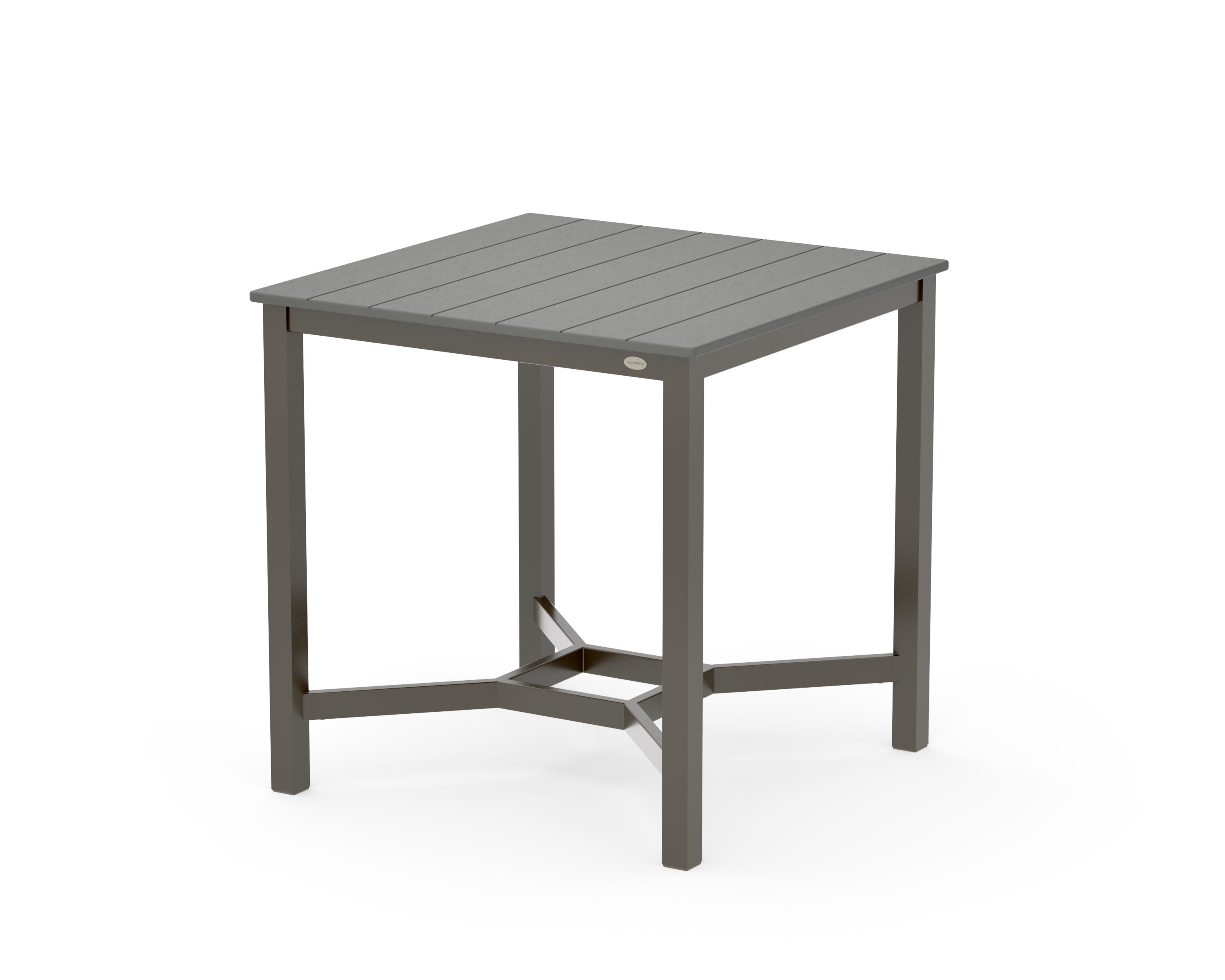 Main Street 36 x 36 Counter Table in Bronze / Slate Grey