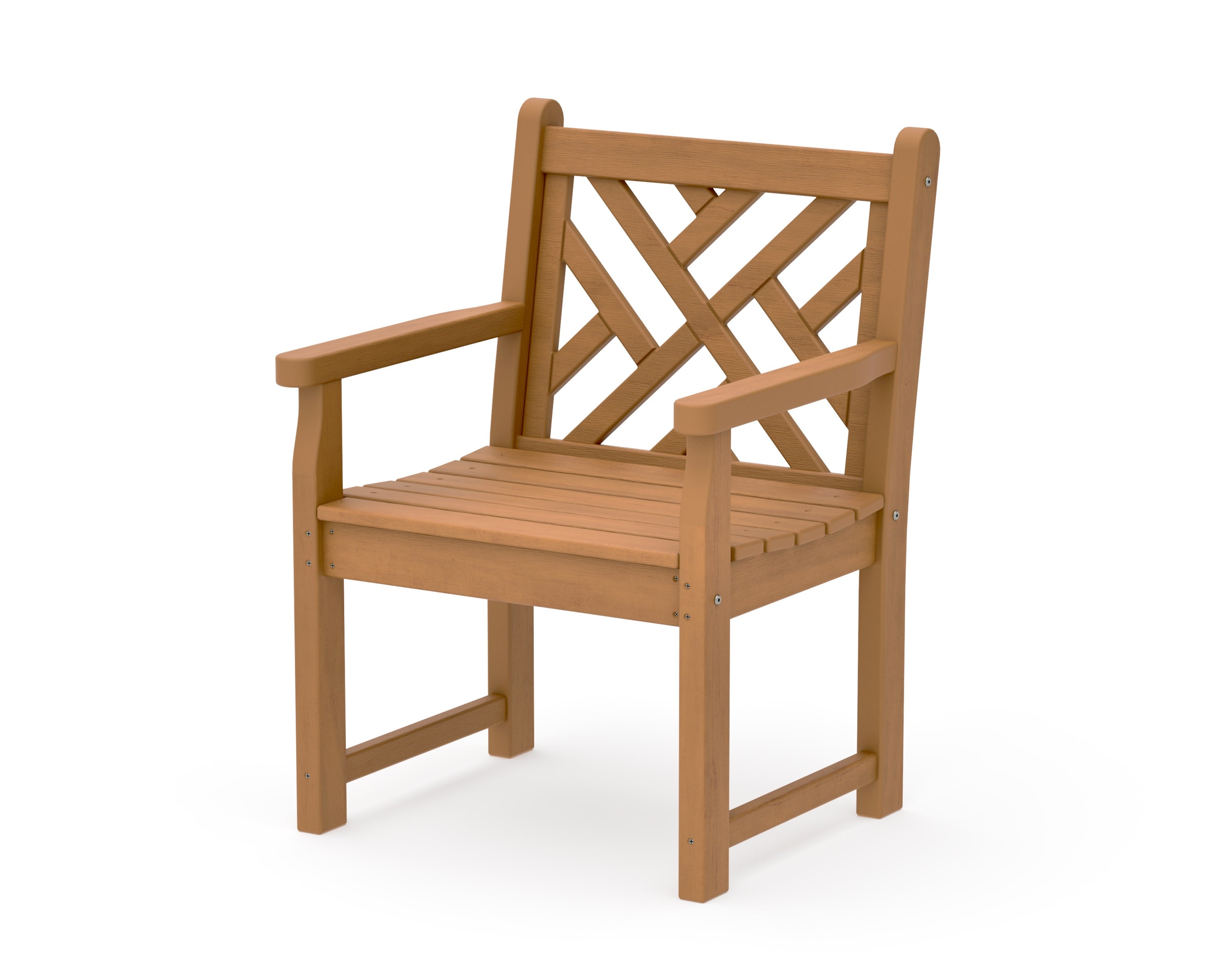 Chippendale Garden Arm Chair in Natural