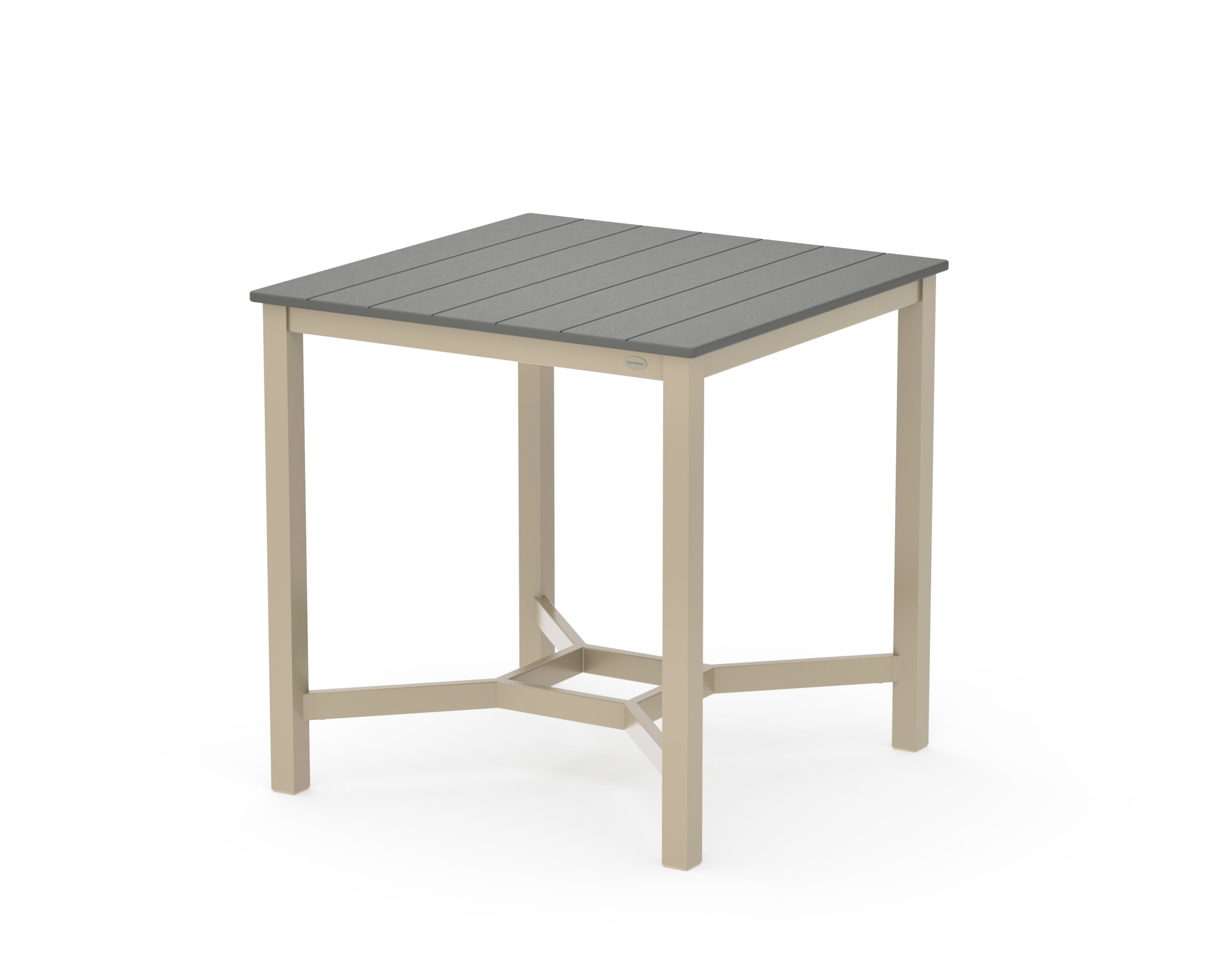 Main Street 36 x 36 Counter Table in Sand / Slate Grey