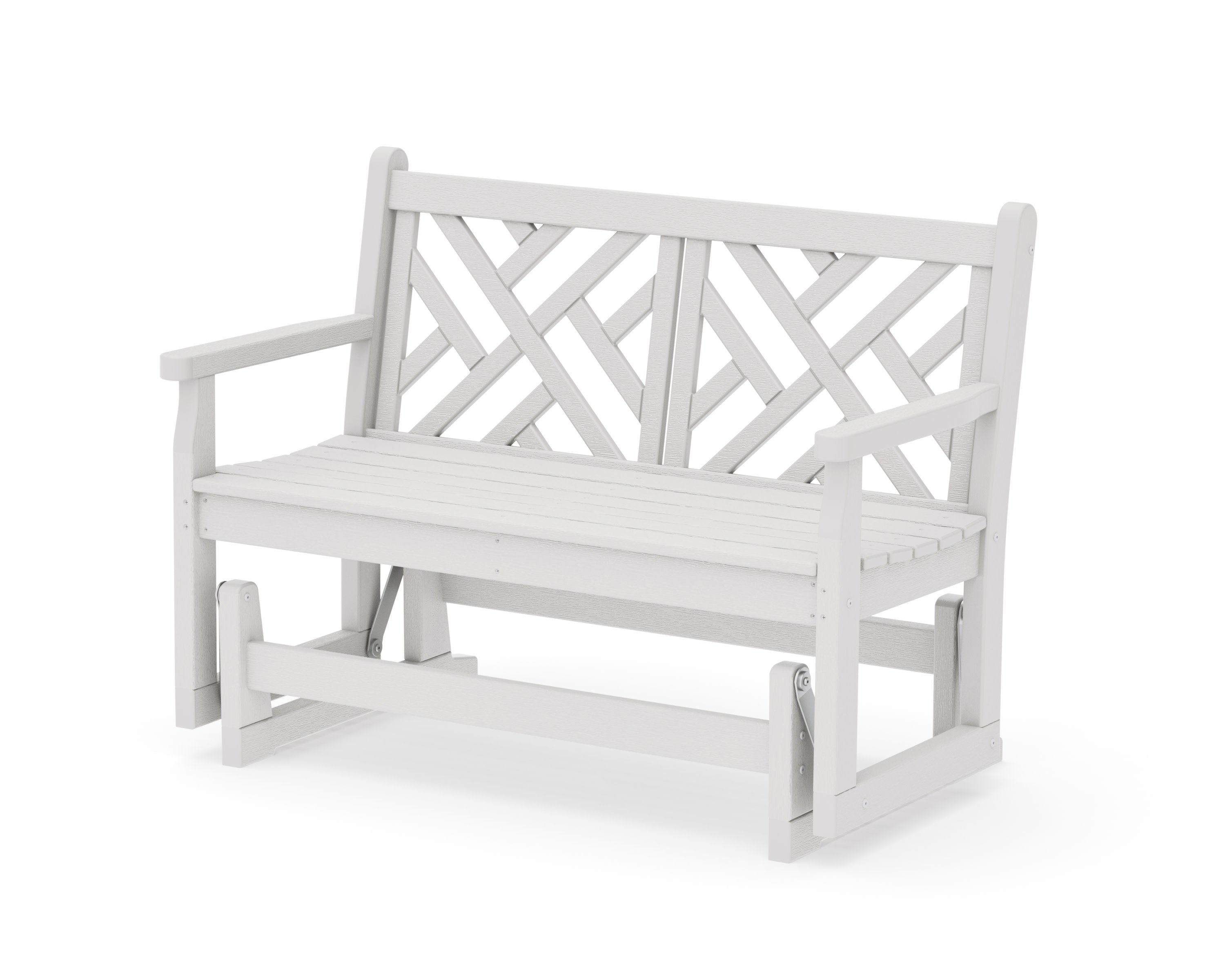 Chippendale 48" Glider in Vintage White