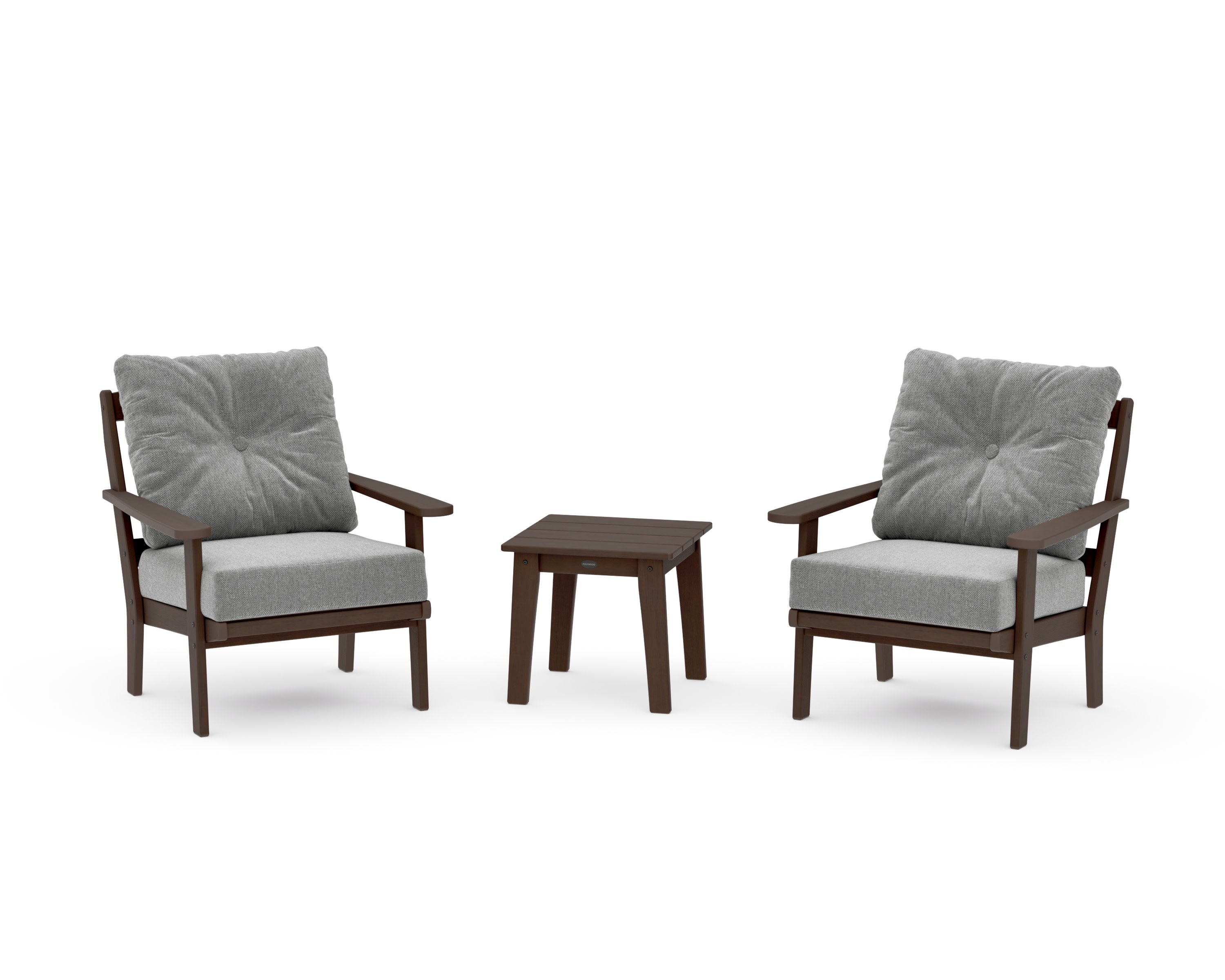 Mission 3-Piece Deep Seating Set in Kona / Grey Mist