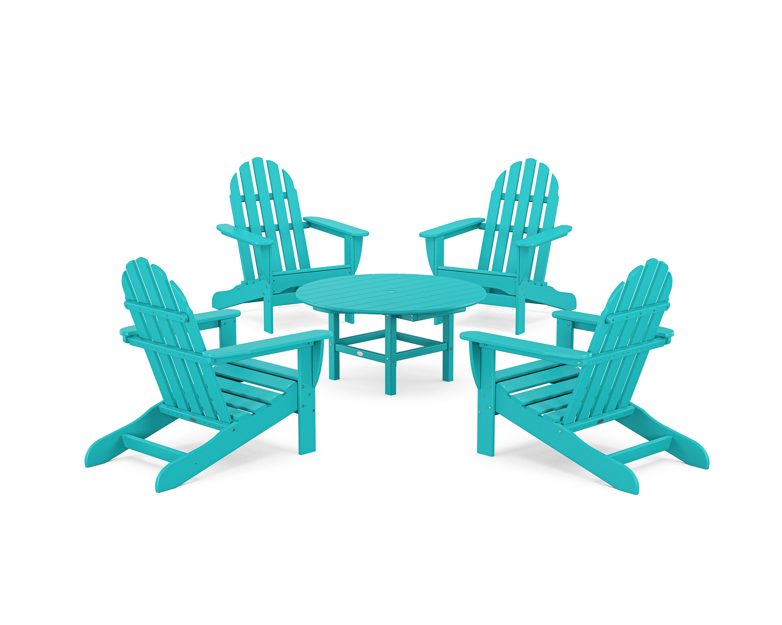 Classic Adirondack 5-Piece Conversation Set in Aruba