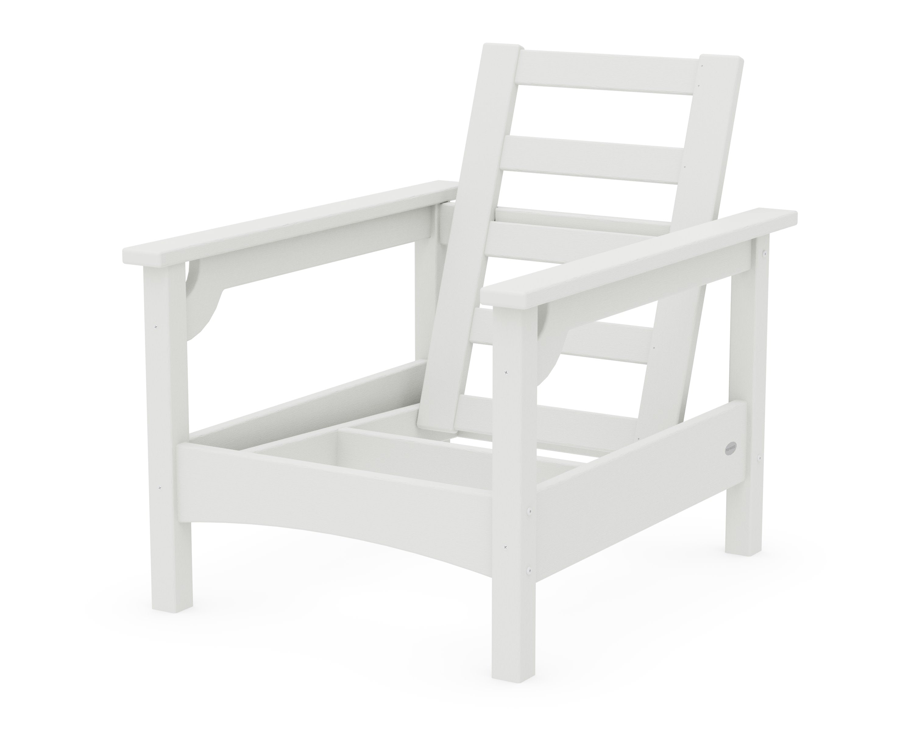 Club Chair Frame in Vintage White