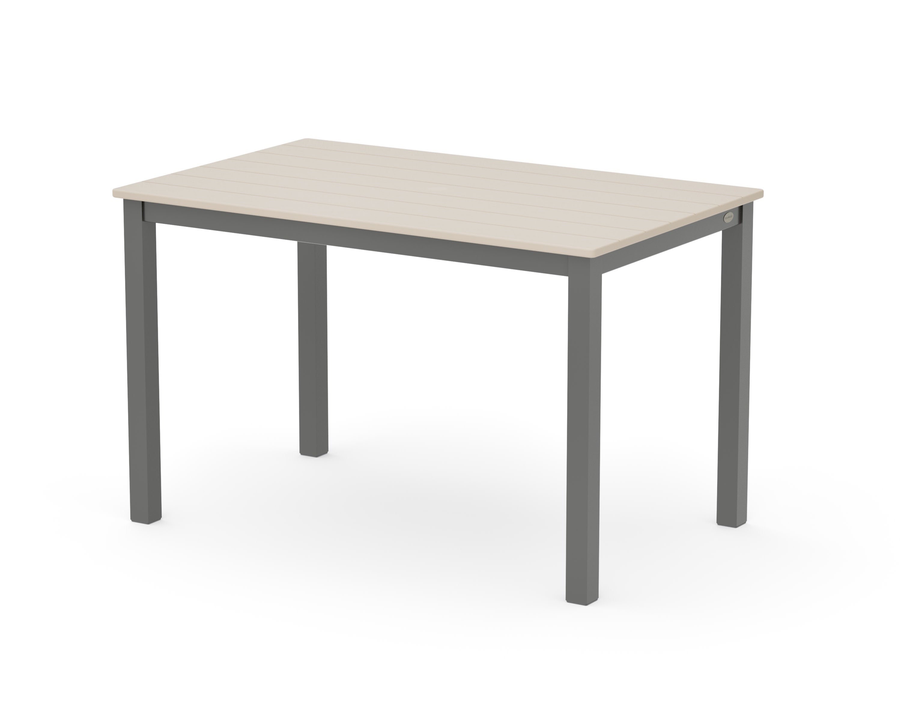 Main Street 30 x 48 Dining Table in Charcoal / Sand