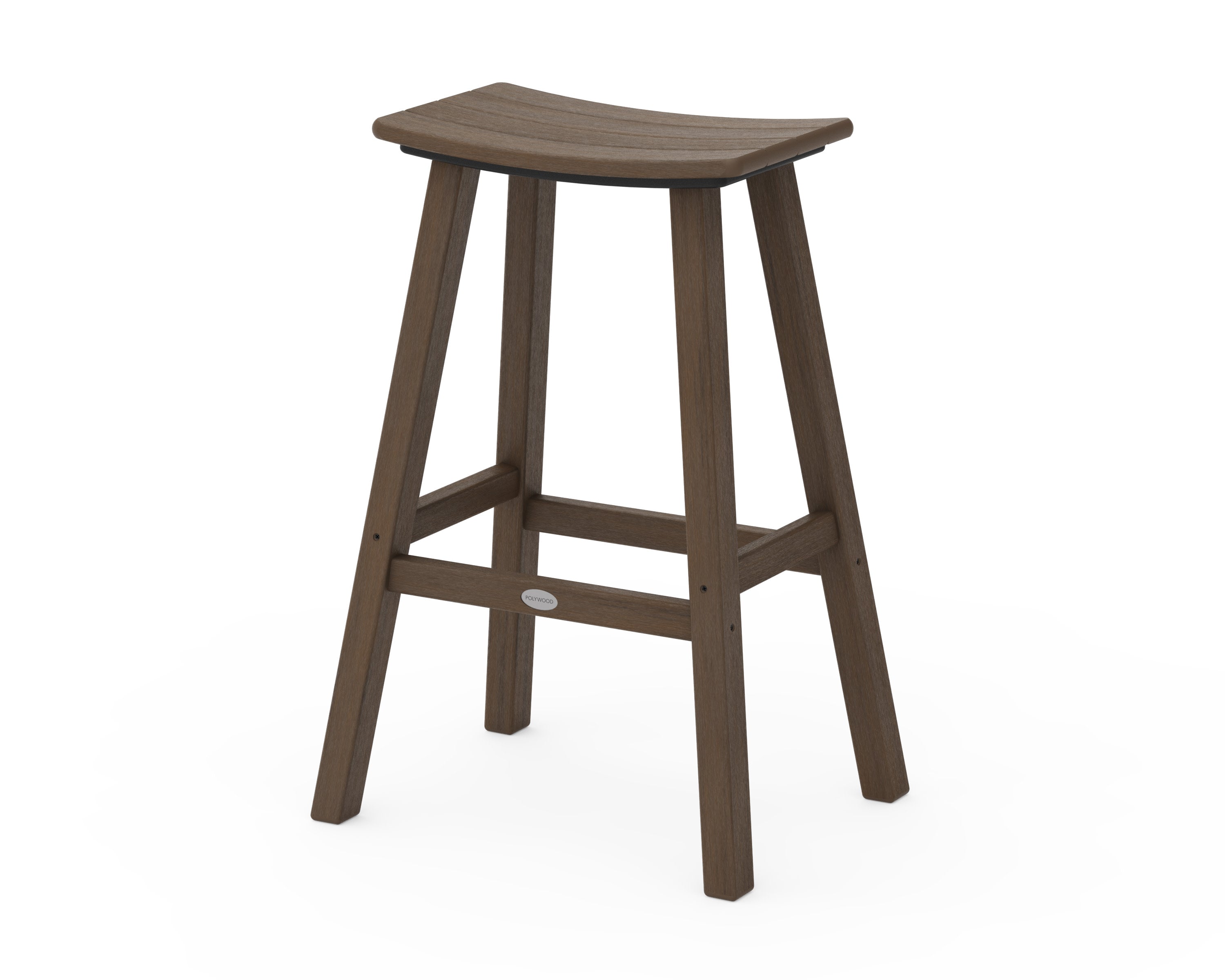 Traditional 30" Saddle Bar Stool in Kona
