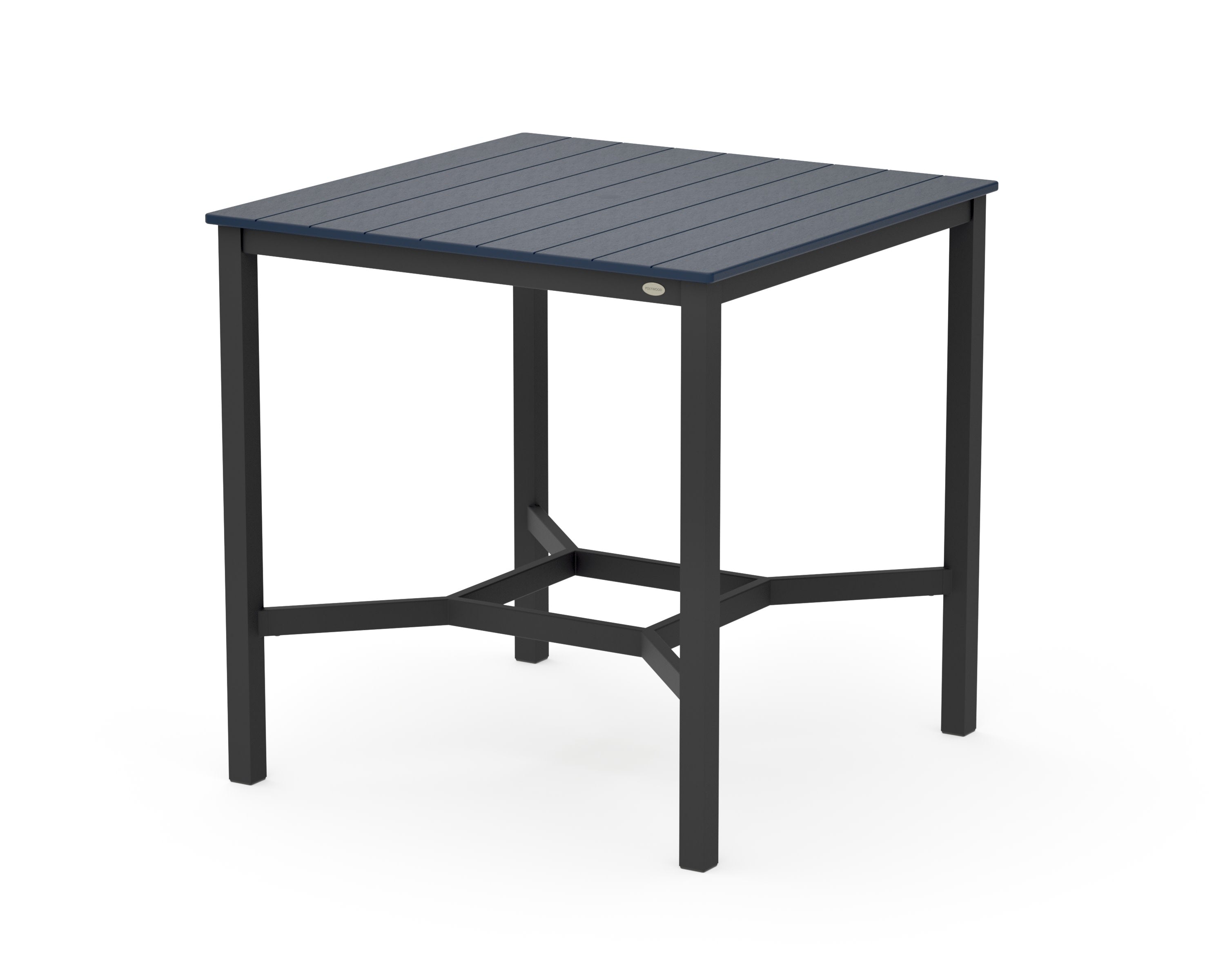 Main Street 42 x 42 Bar Table in Black / Navy