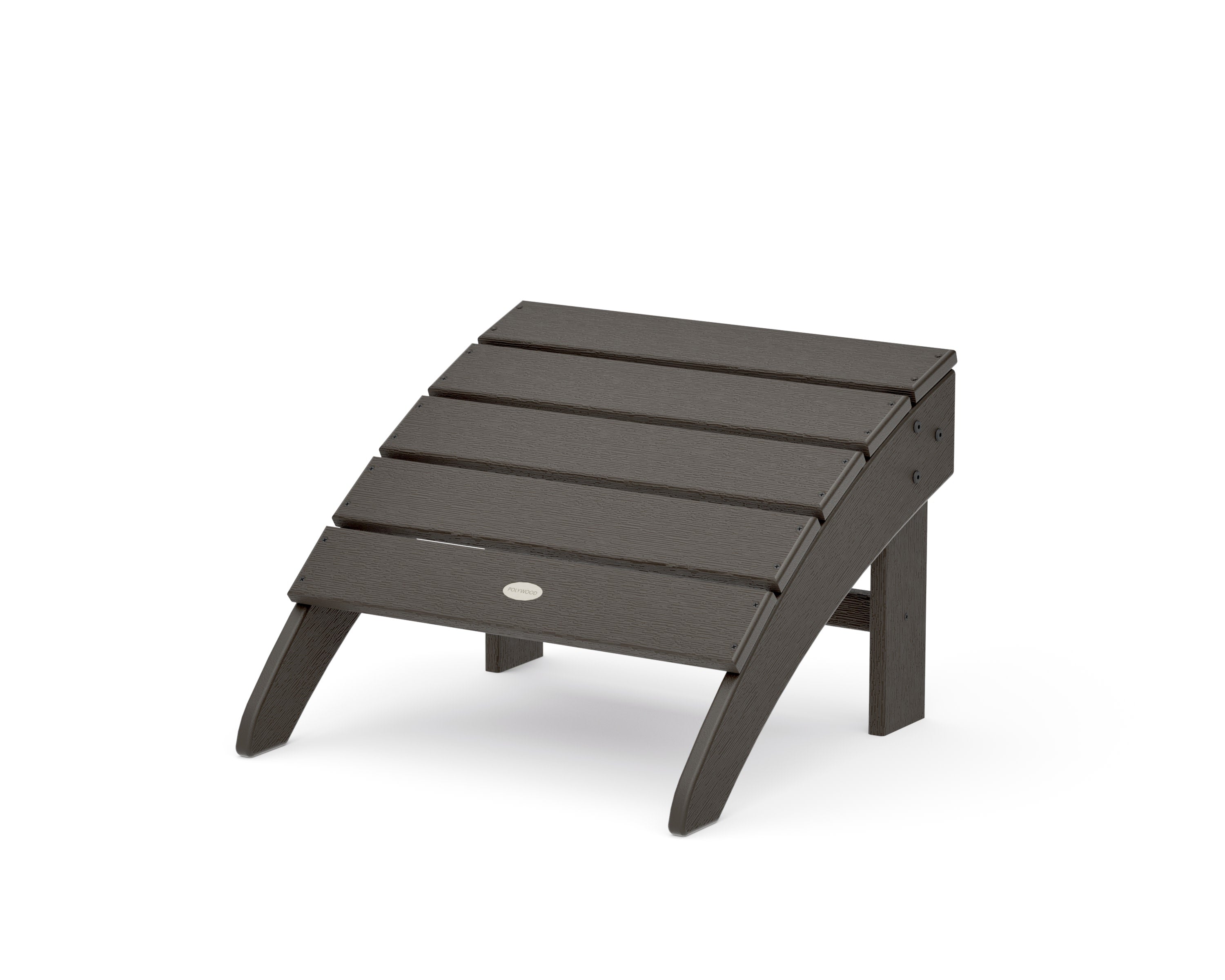Palm Coast Ottoman in Vintage Coffee