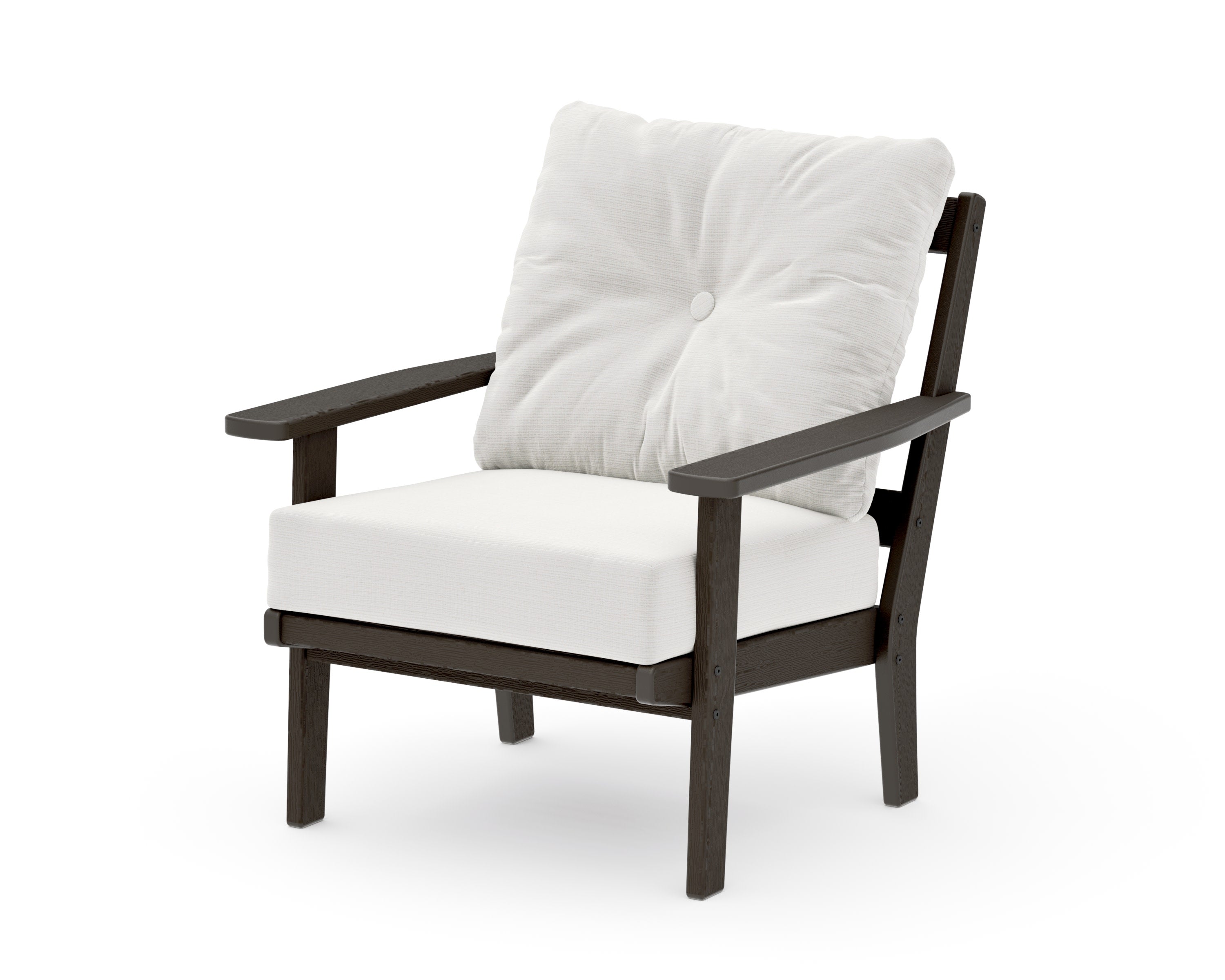 Prairie Deep Seating Chair in Vintage Coffee / Natural Linen