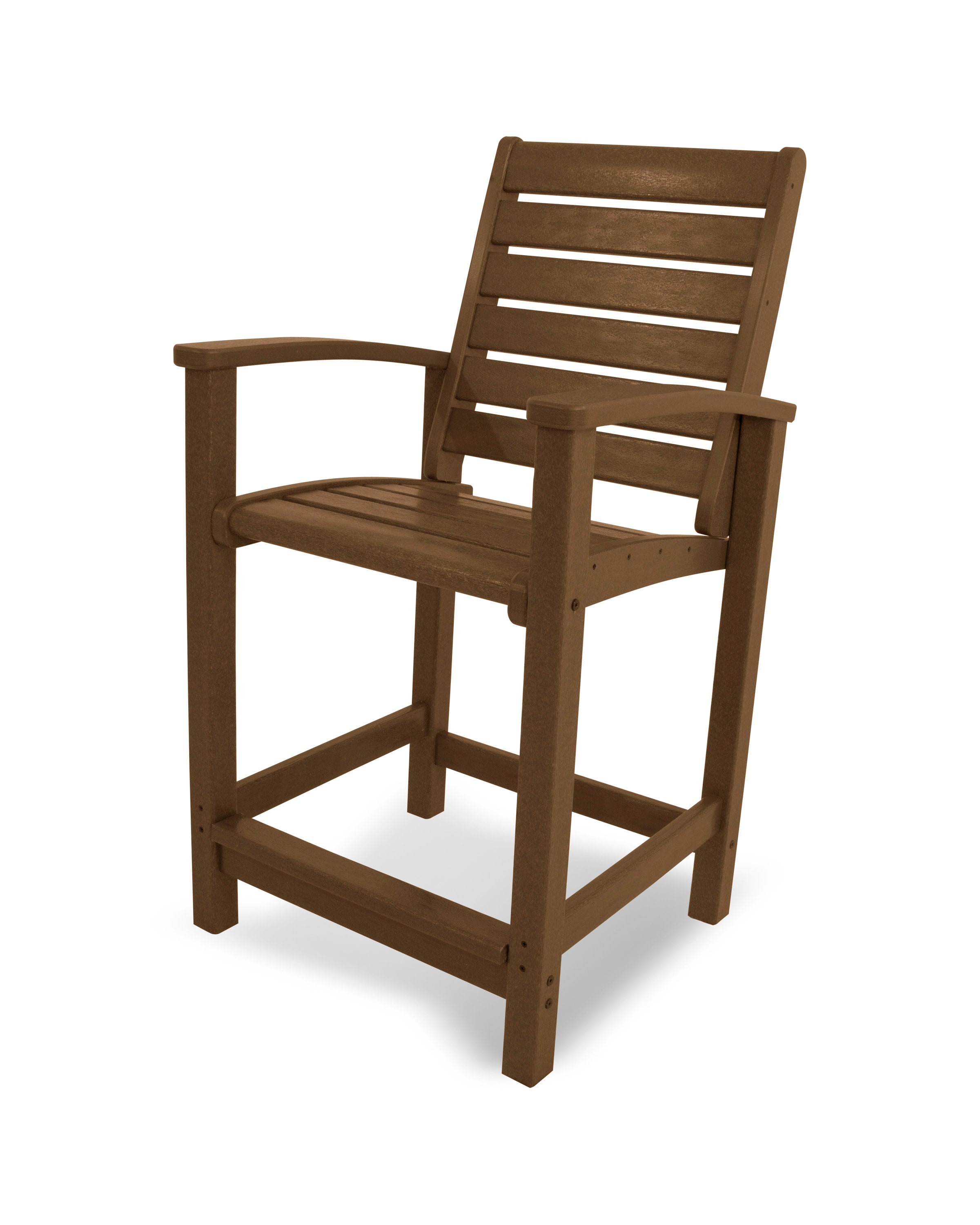 Signature Counter Chair in Teak