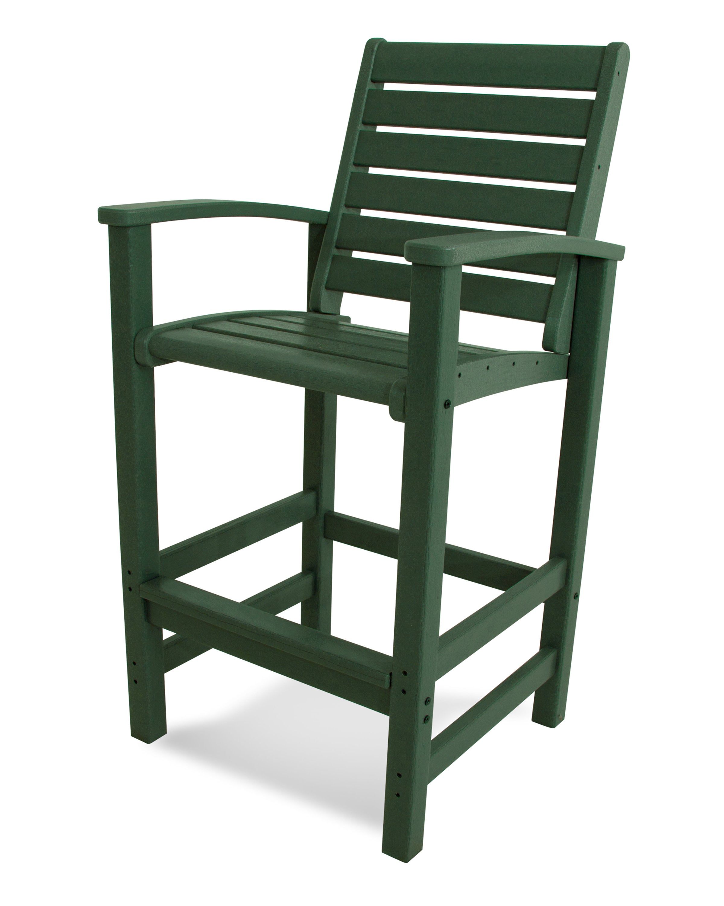 Signature Bar Chair in Green