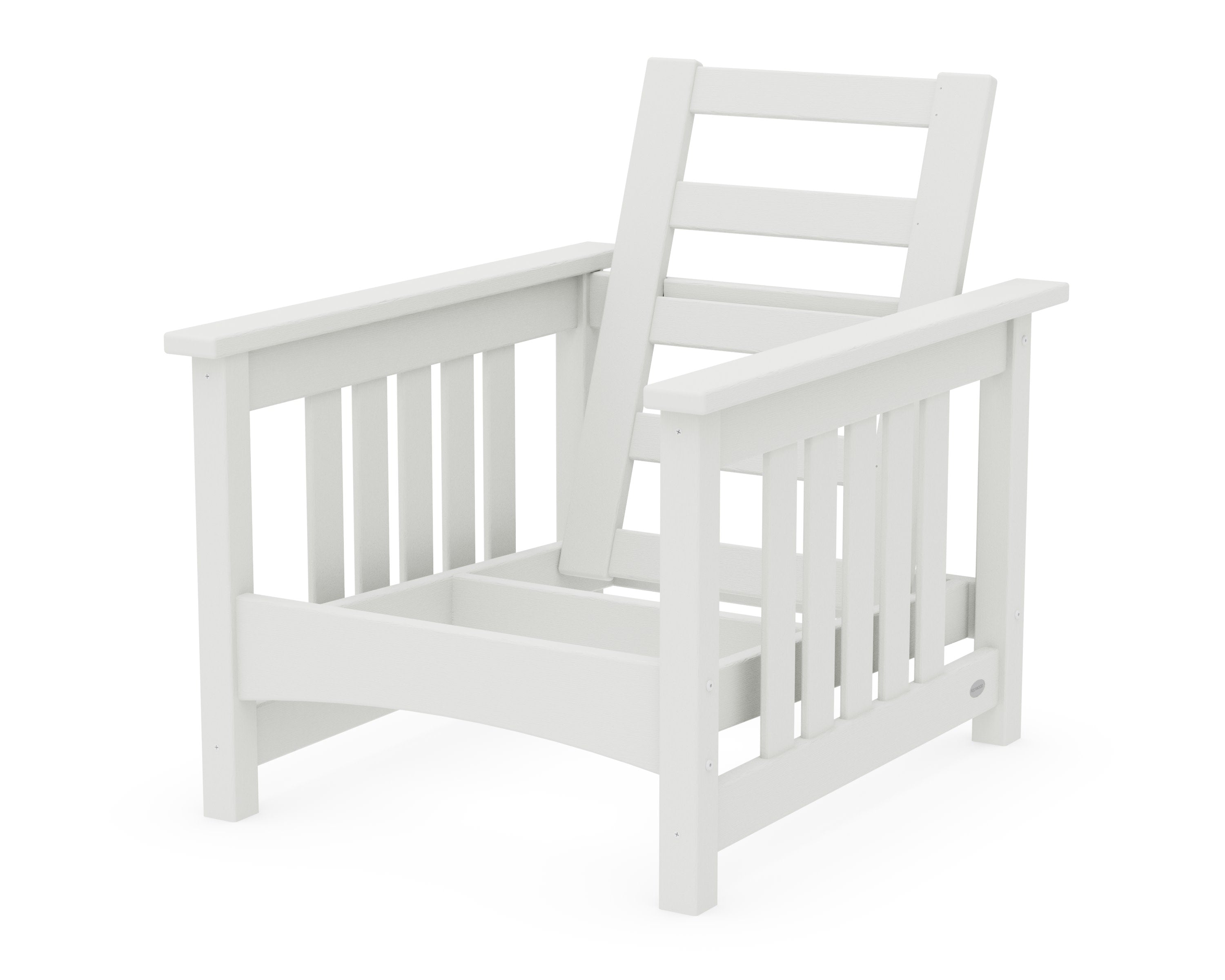 Club Mission Chair Frame in Vintage White