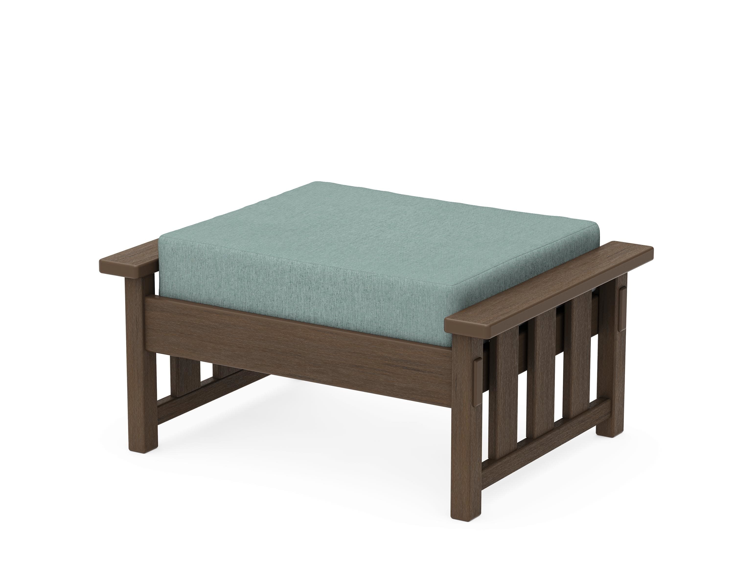 Acadia Deep Seating Ottoman in Kona / Glacier Spa
