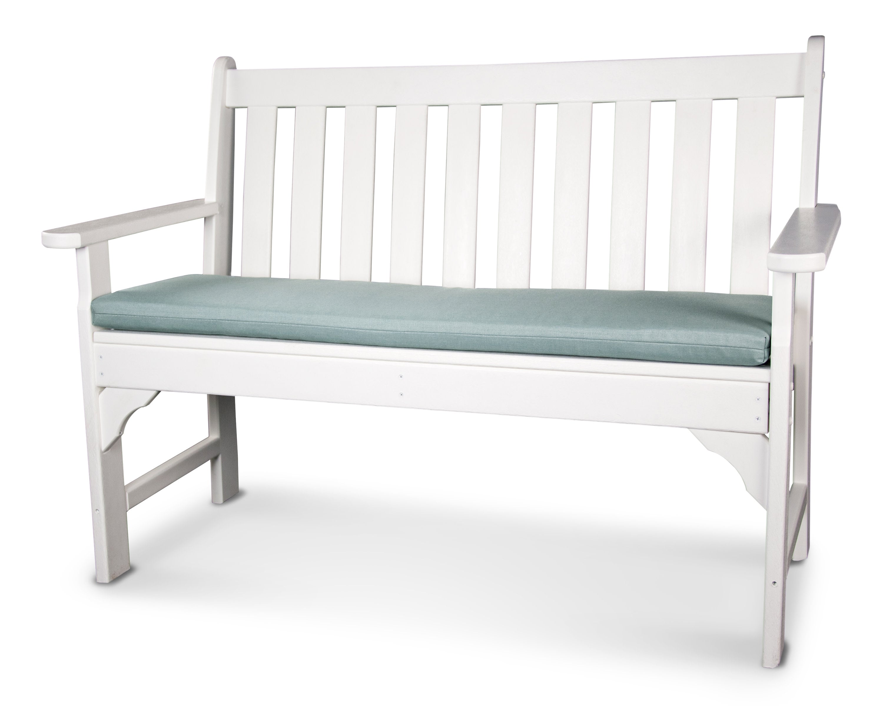 Ateeva 43" x 14" Outdoor Bench and Swing Seat Cushion by POLYWOOD in Spa