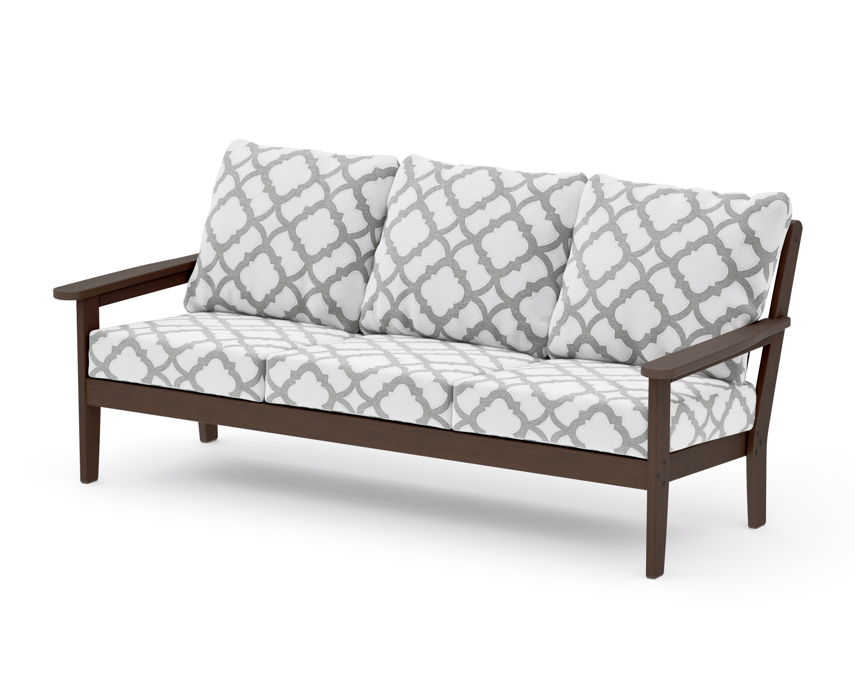 Cottage Deep Seating Sofa in Kona / Trellis Grey Mist