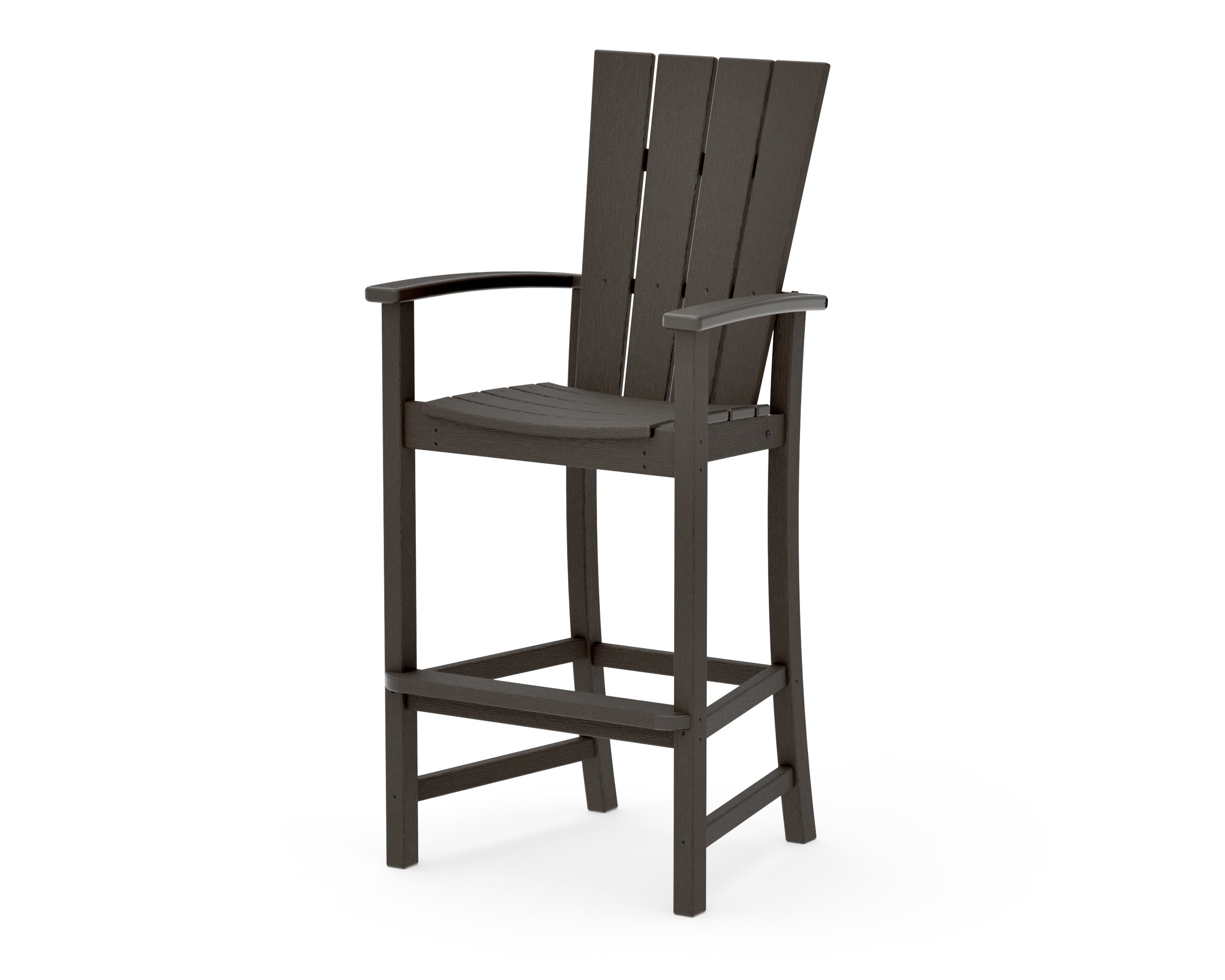 Quattro Adirondack Bar Chair in Vintage Coffee