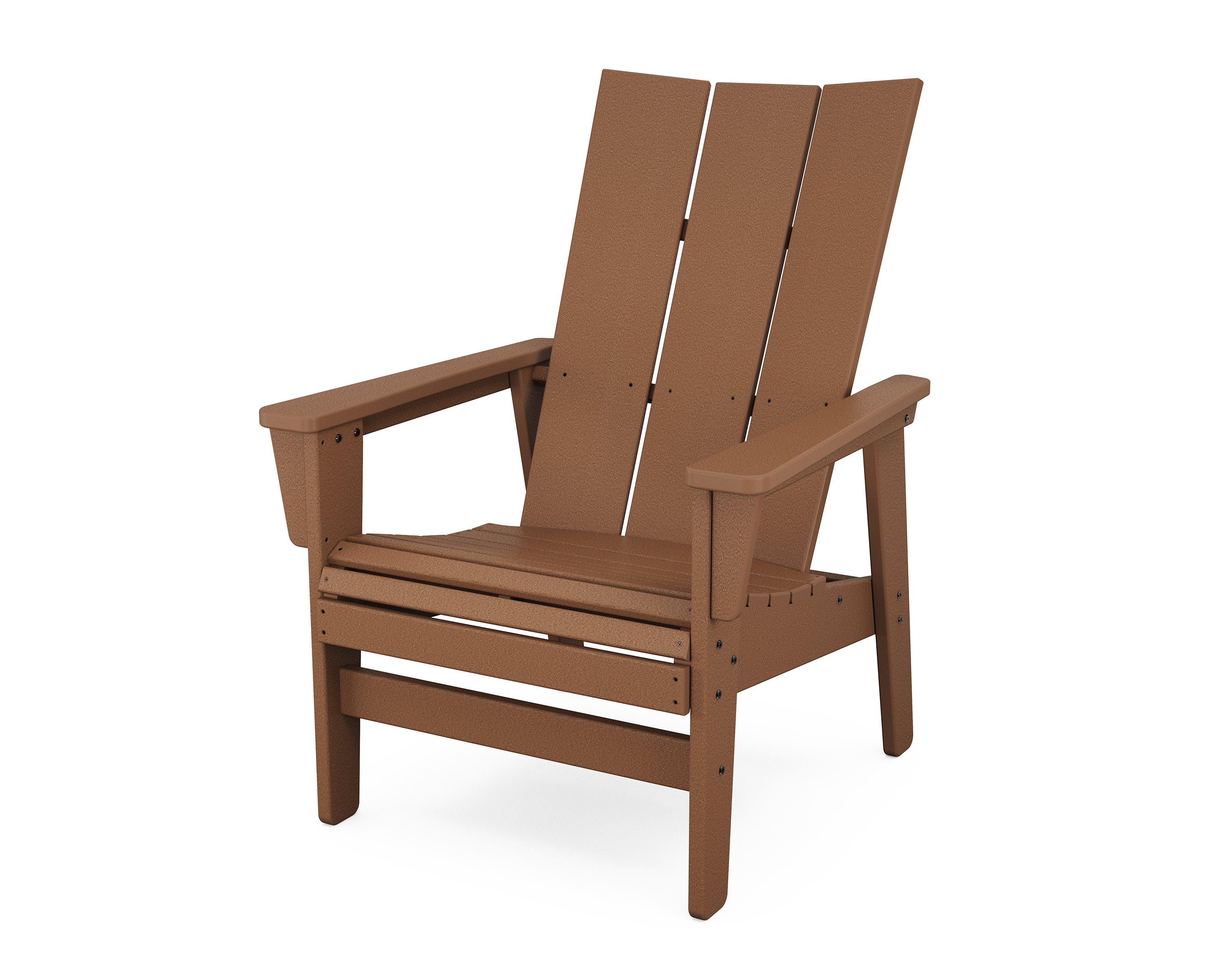 Modern Grand Upright Adirondack Chair in Teak