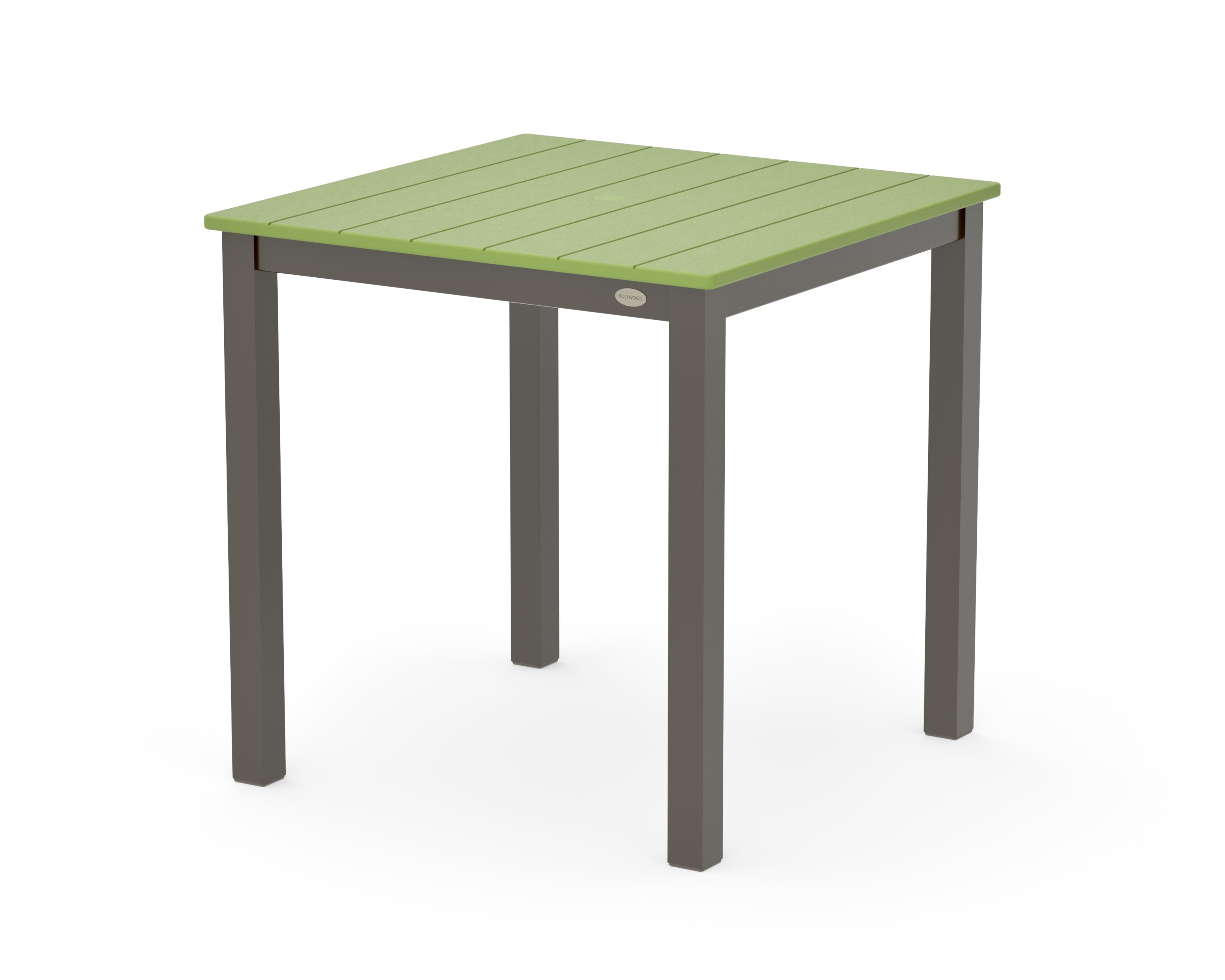 Main Street 30 x 30 Dining Table in Bronze / Lime