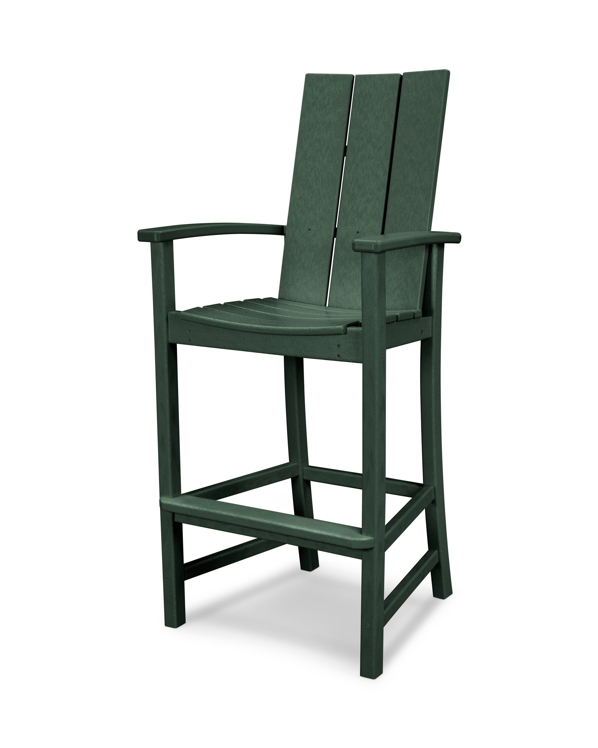 Modern Adirondack Bar Chair in Green