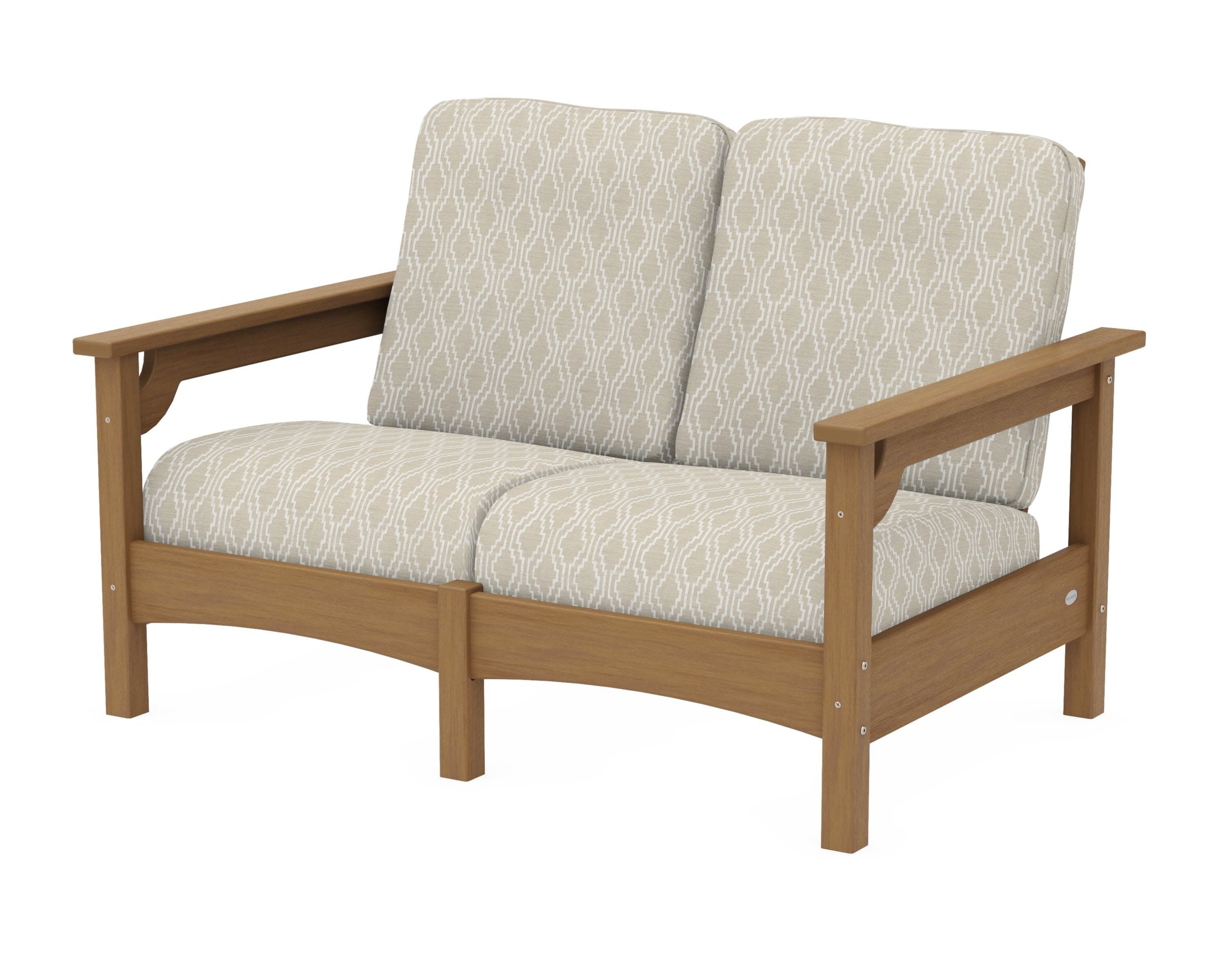 Club Loveseat in Natural / Solve Linen