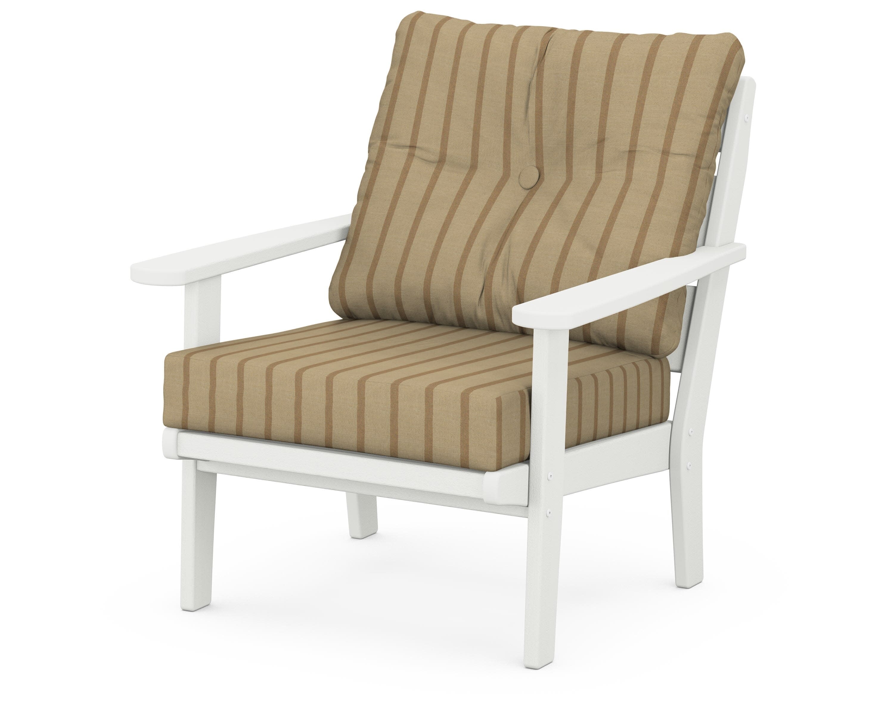 Lakeside Deep Seating Chair in Vintage White / Unwind Driftwood