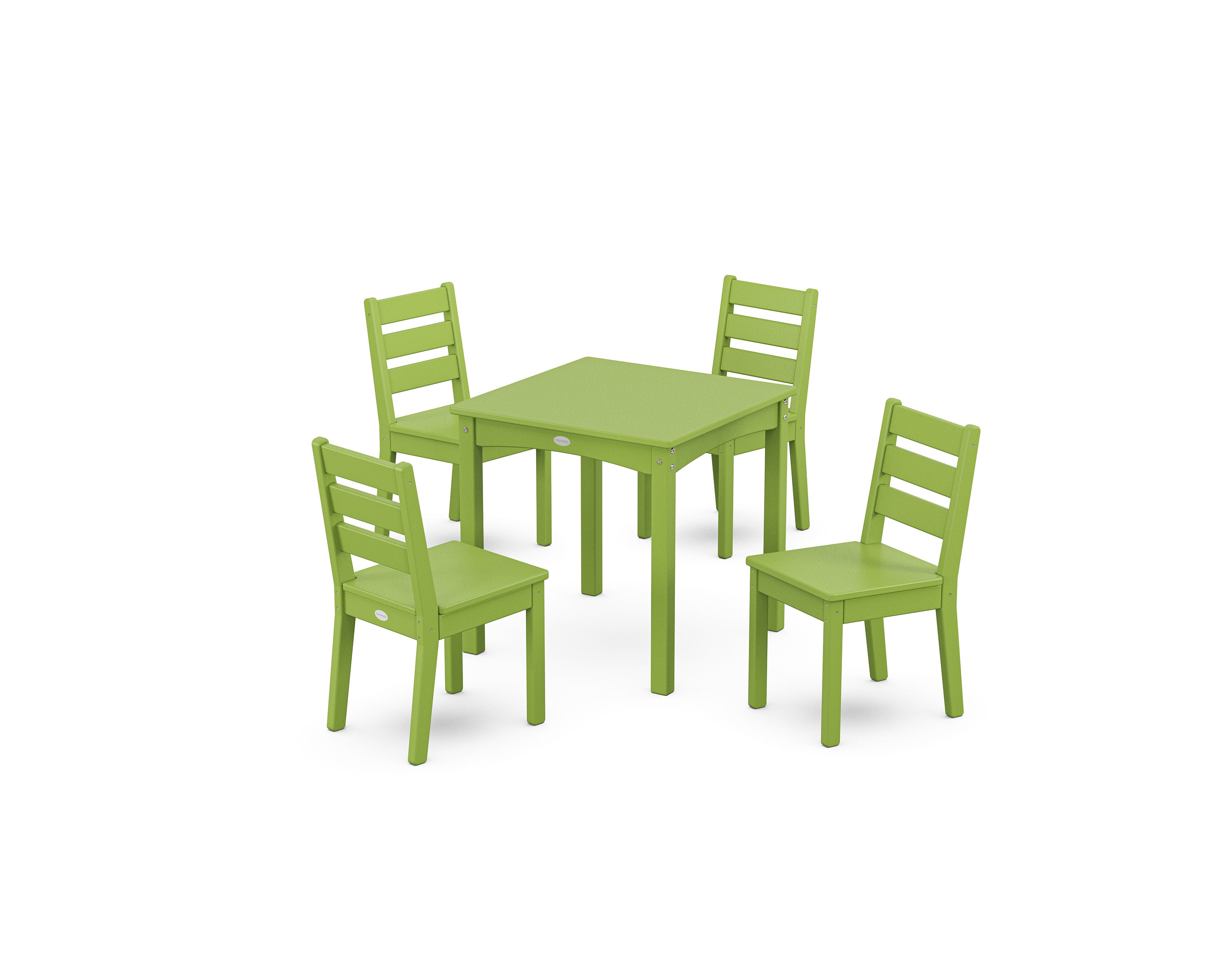 Lakeside Kids 5-Piece Dining Set in Lime