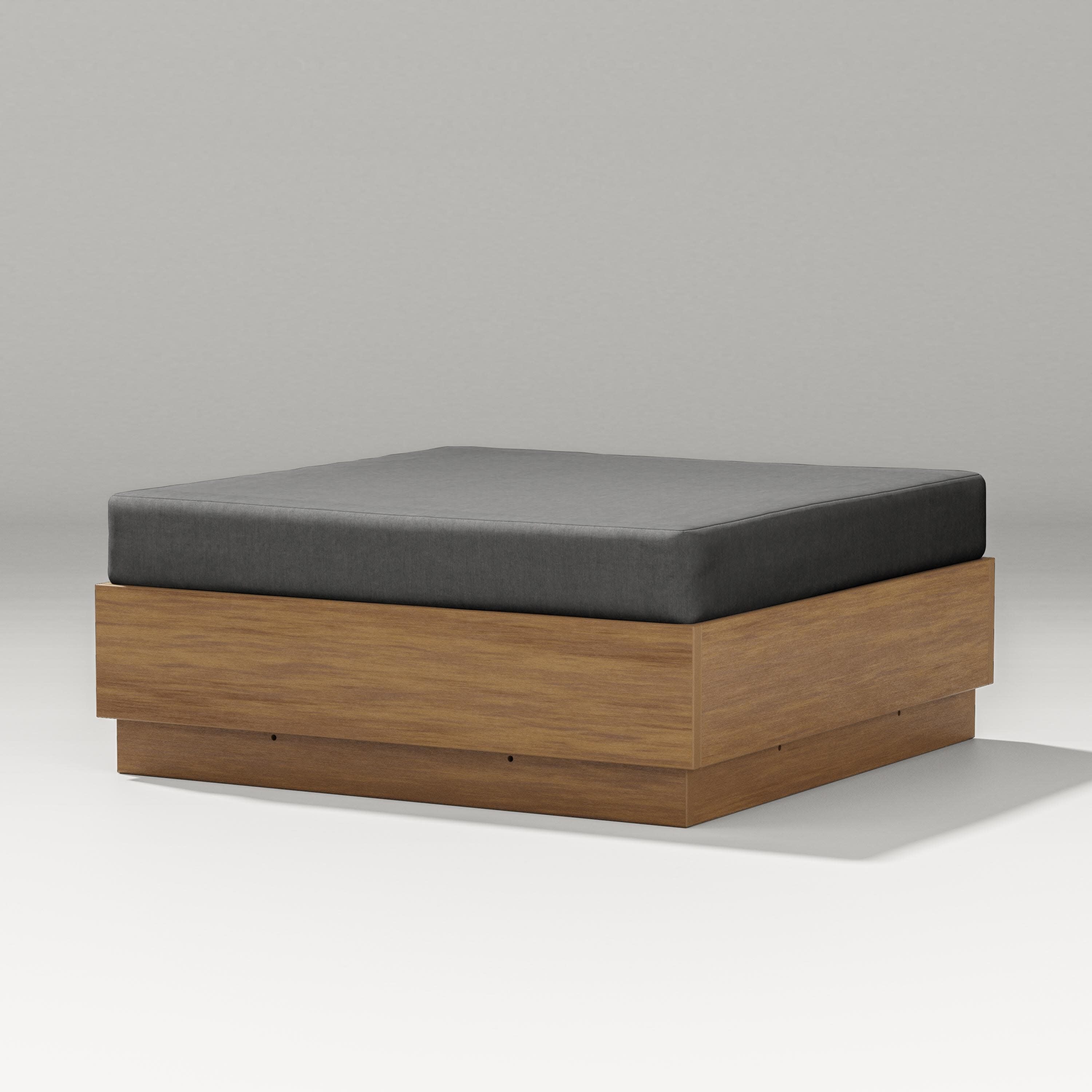 Elevate Lounge Ottoman in Natural / Spectrum Carbon