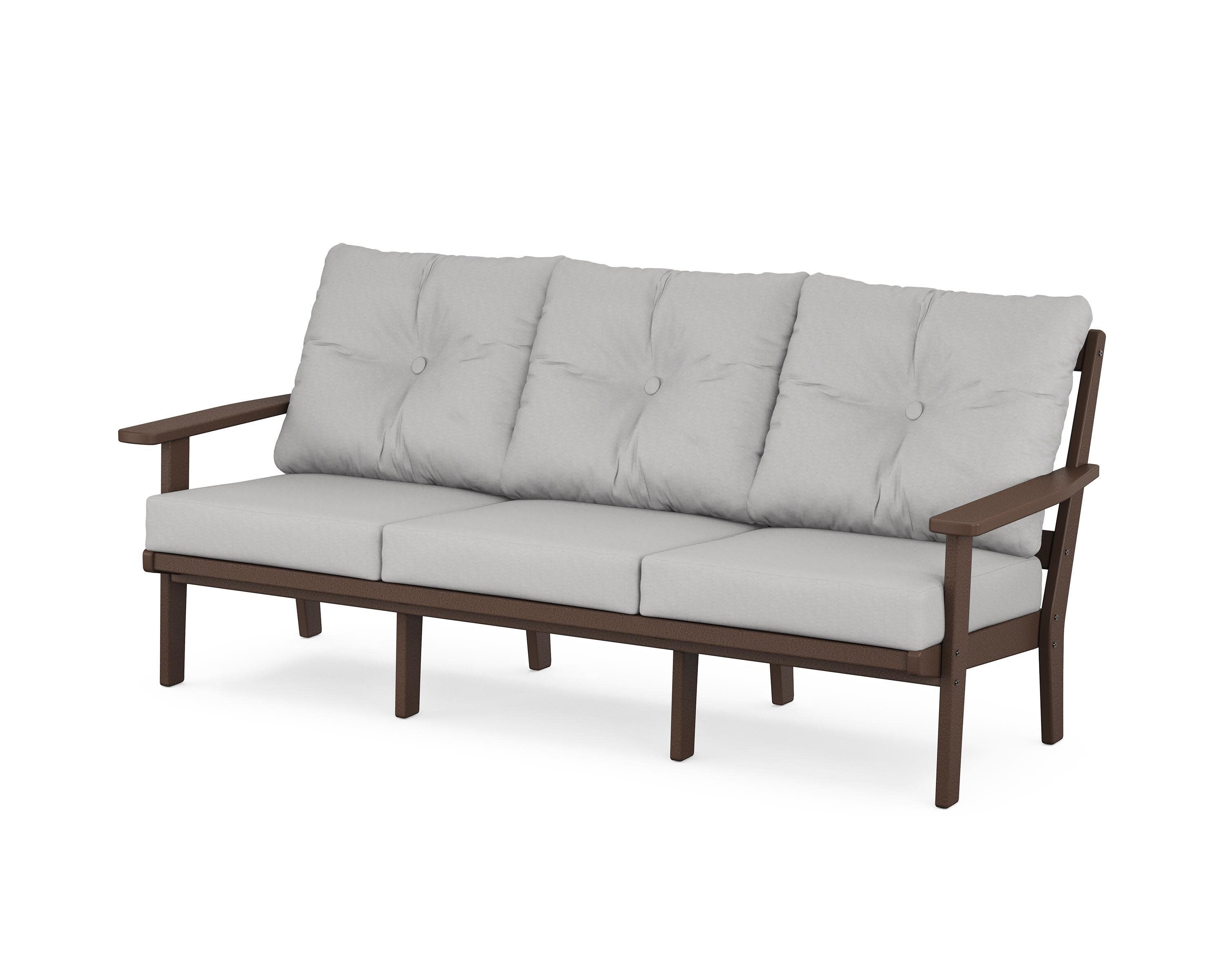 PrairieDeep Seating Sofa in Mahogany / Diamond in the Rough