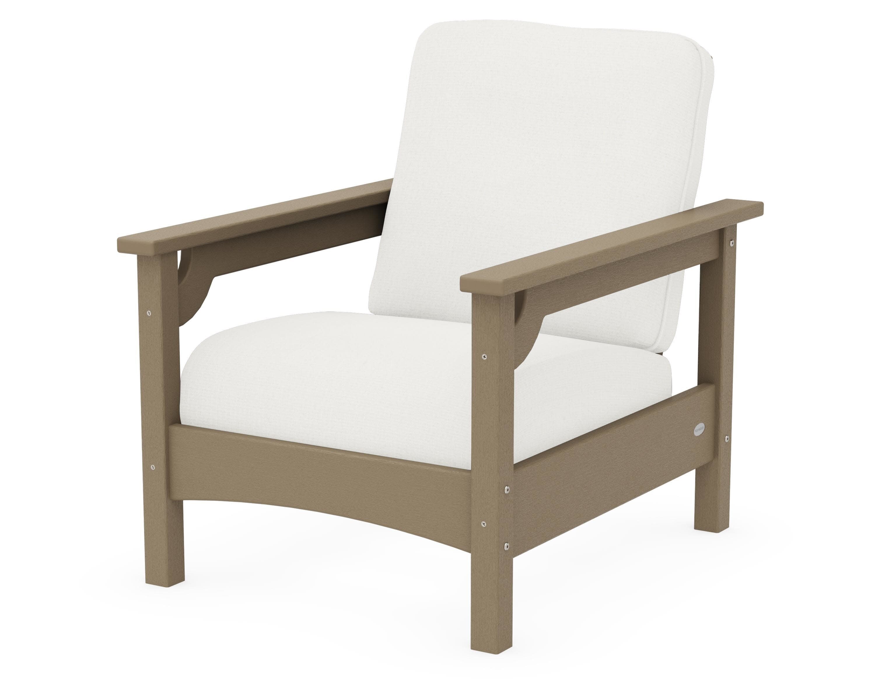 Club Chair in Vintage Sahara / Natural Linen